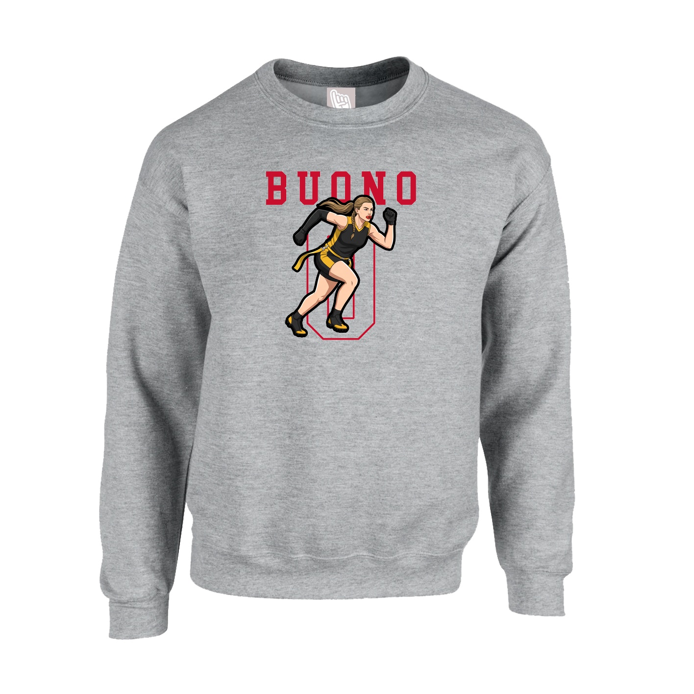 Fleece Crew — Shirsey in Grey