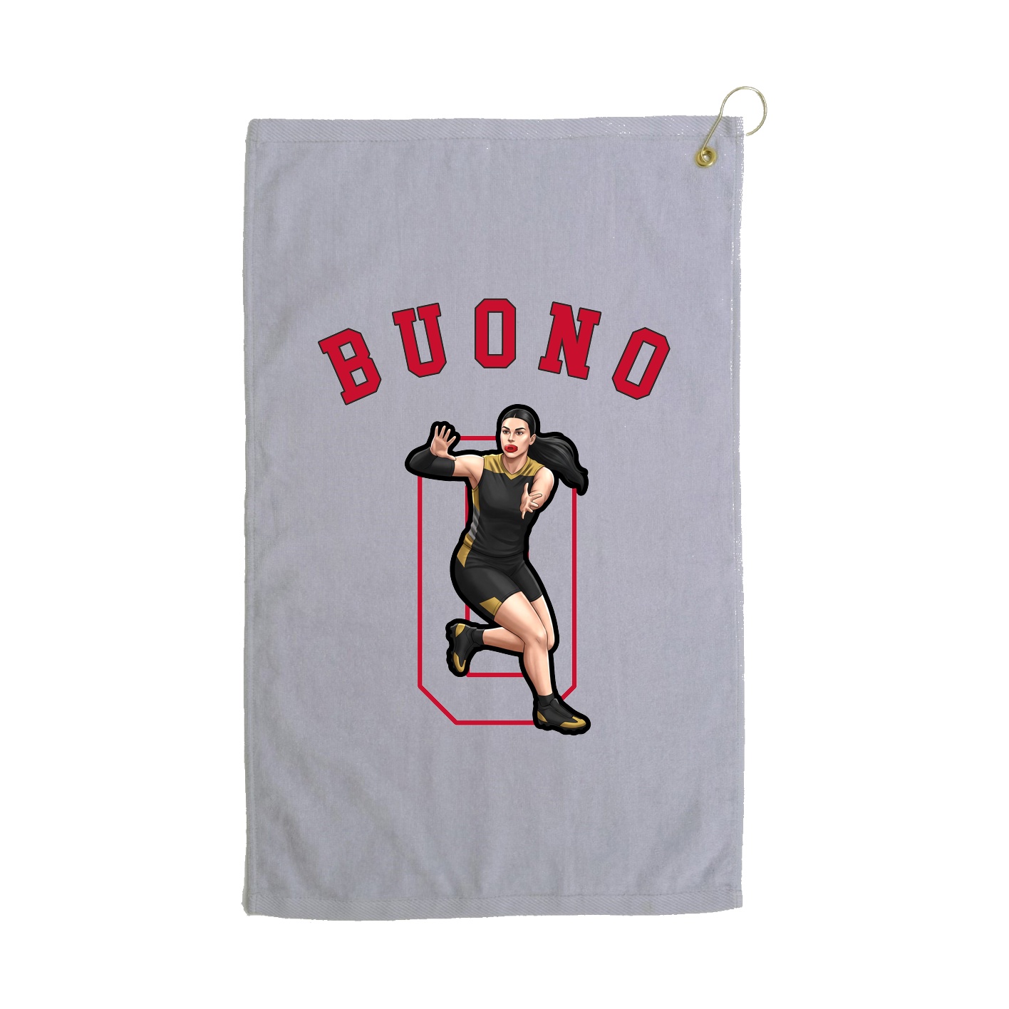 Golf Towel — Shirsey Arch in Grey