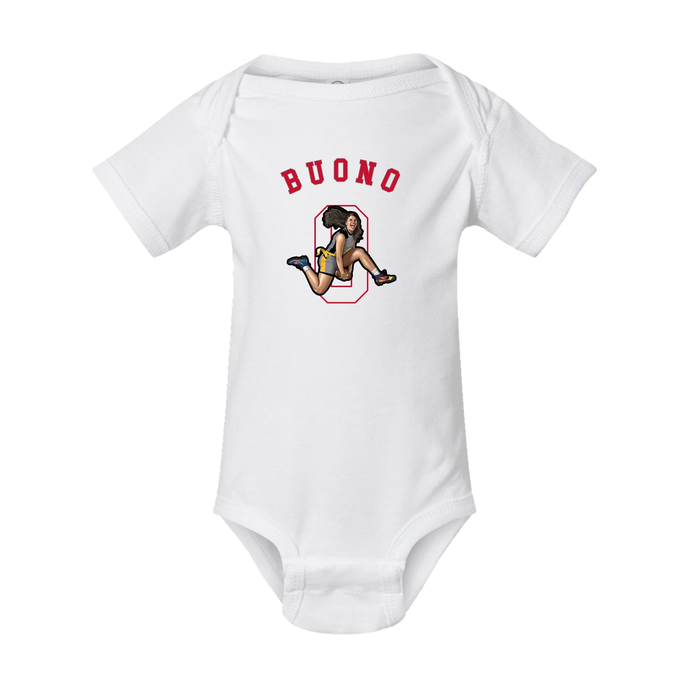 Baby Onesie — Shirsey Arch in White