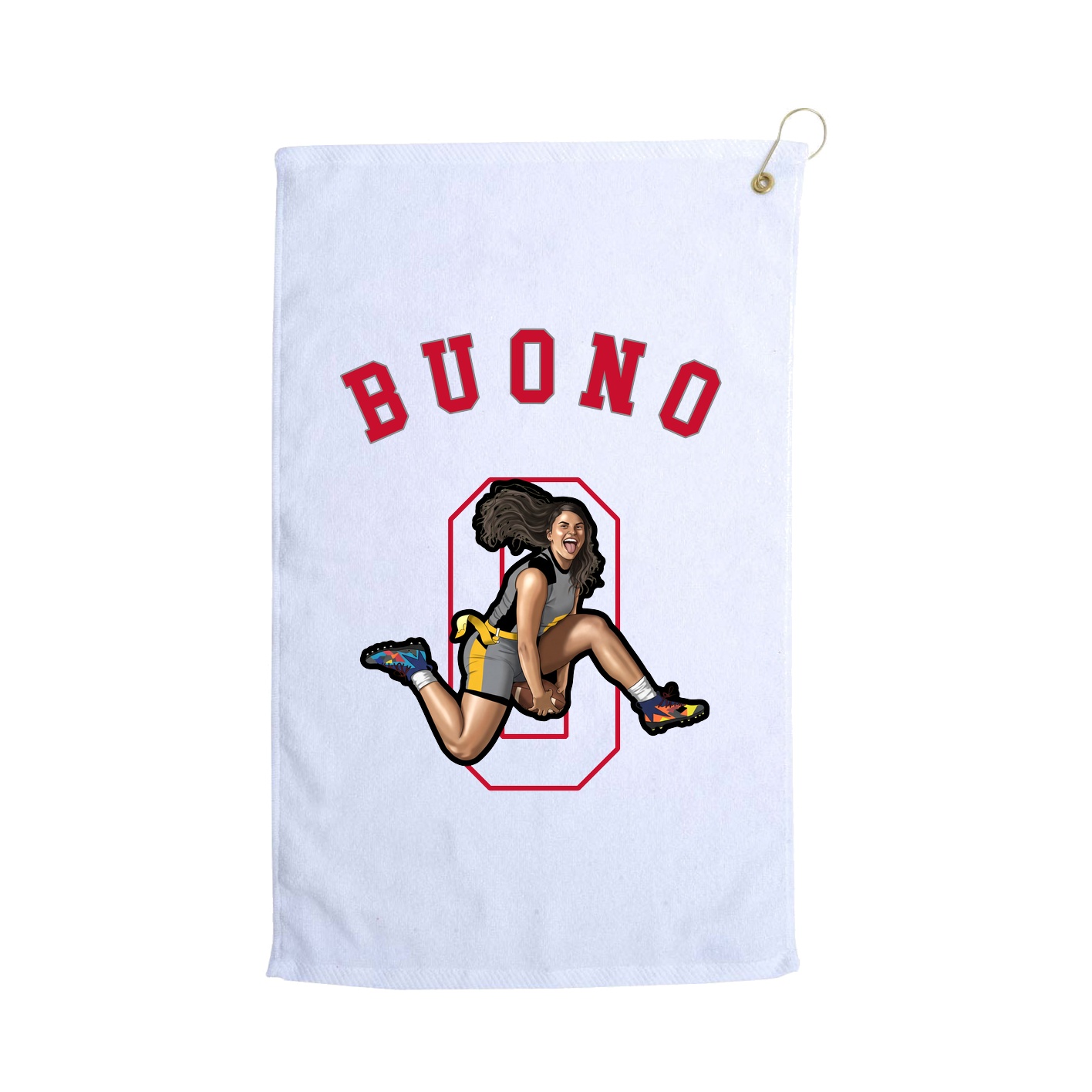Golf Towel — Shirsey Arch in White