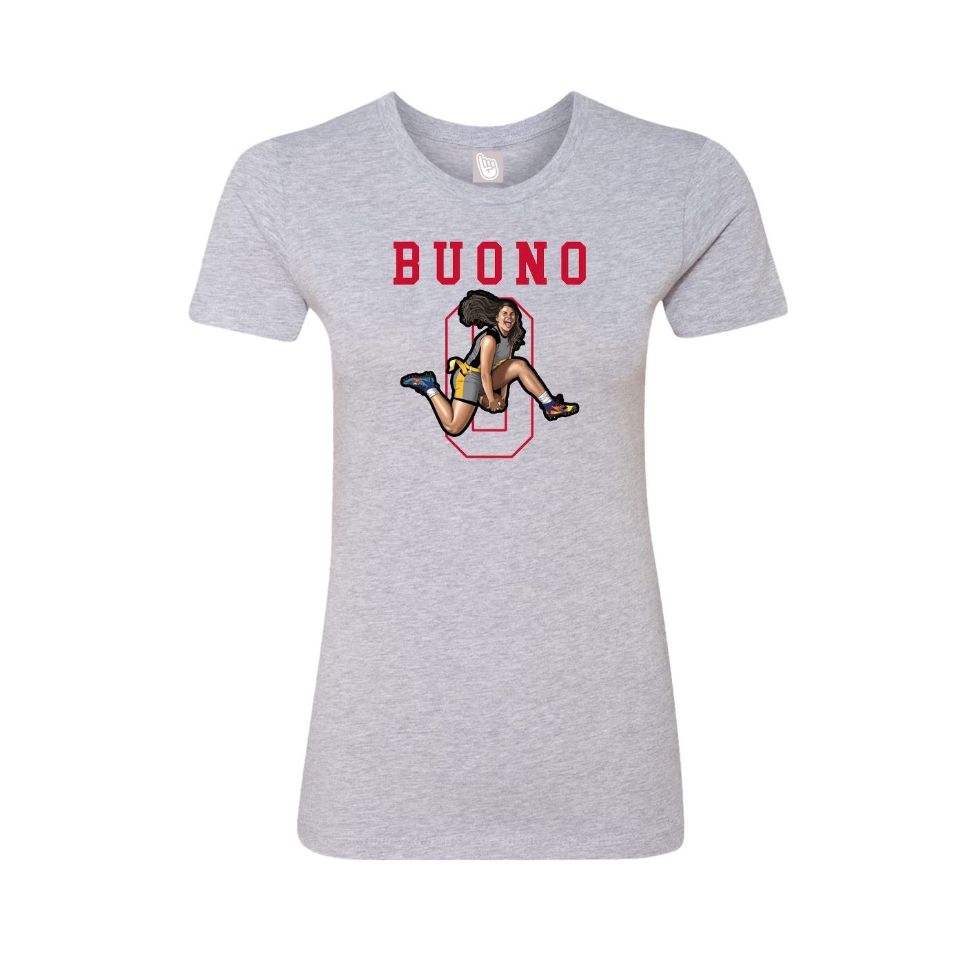 Fitted Women's Tee — Shirsey in Grey