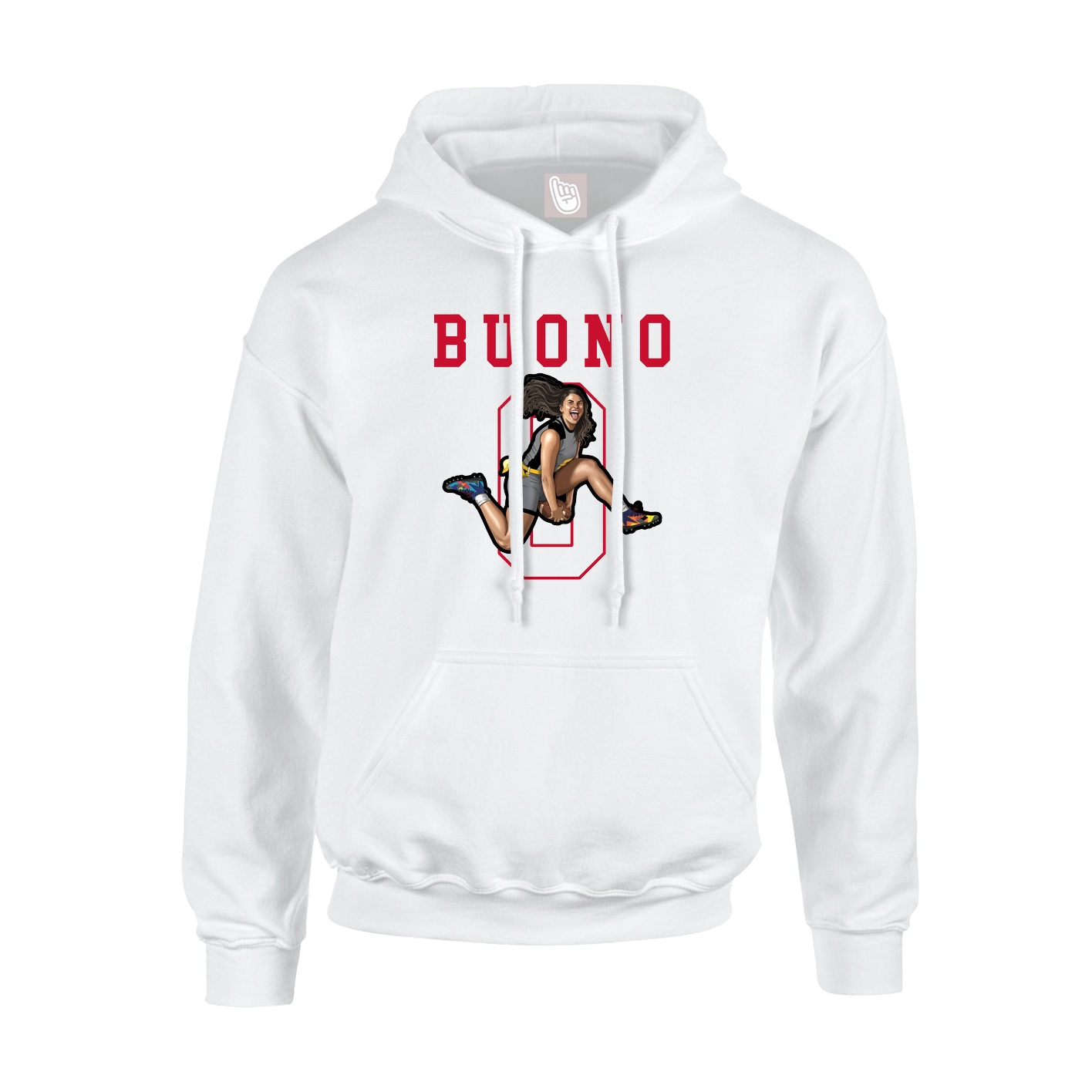 Hoodie — Shirsey in White