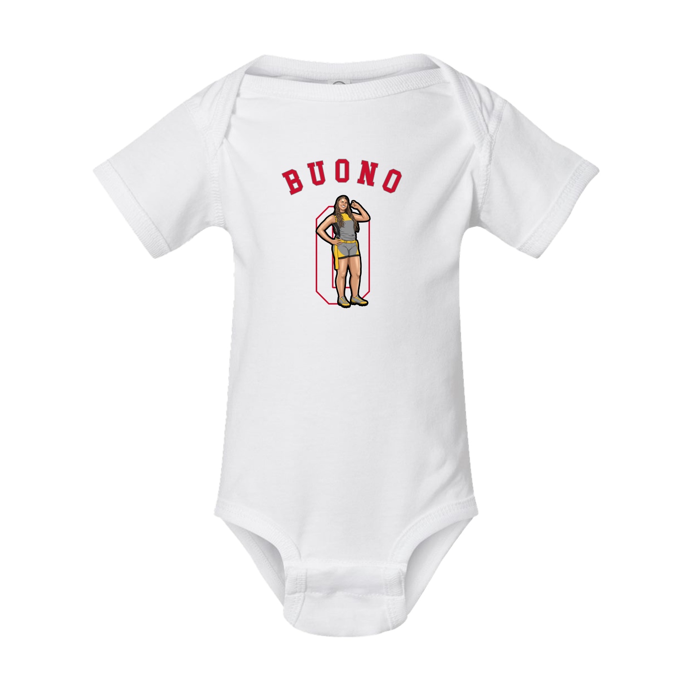 Baby Onesie — Shirsey Arch in White
