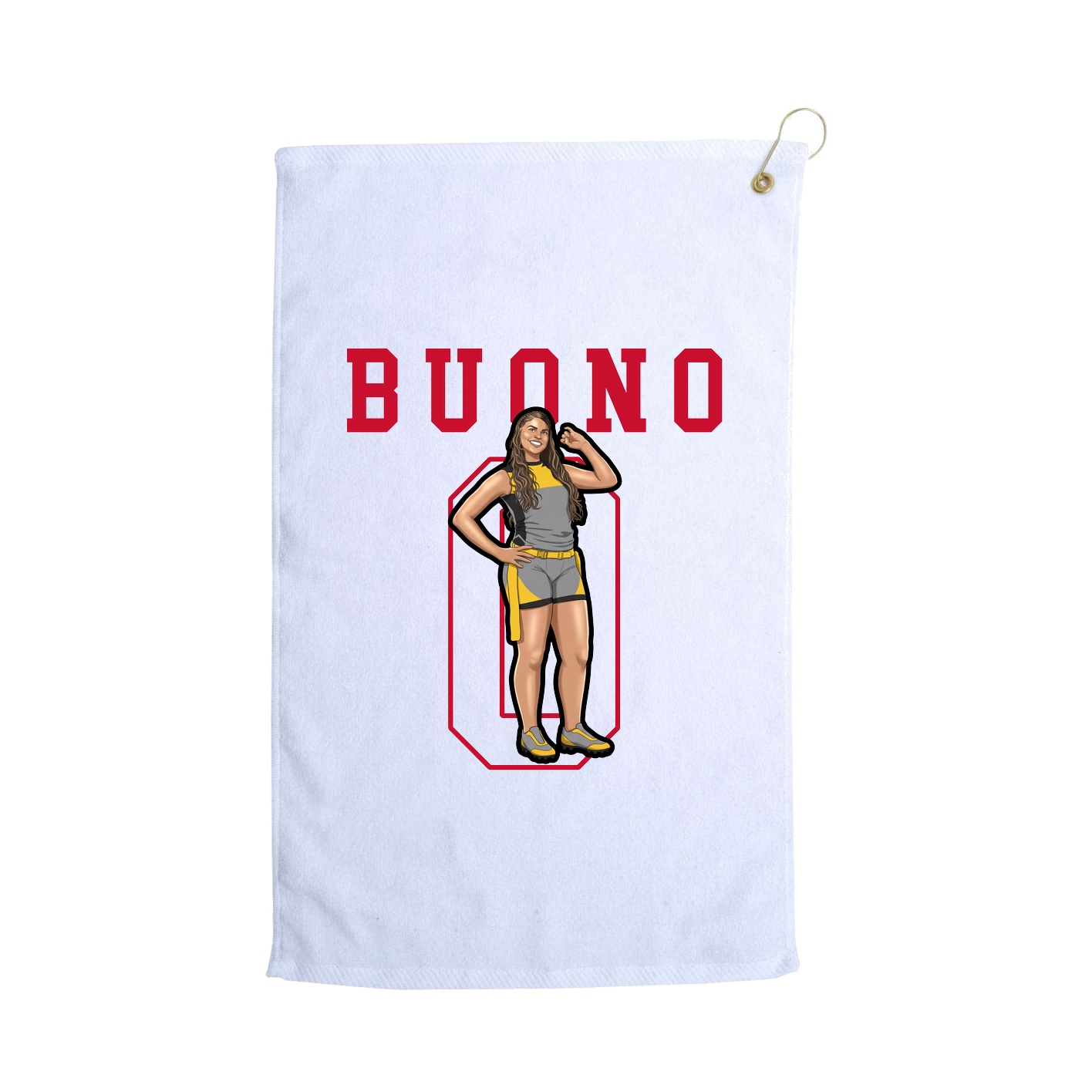 Golf Towel — Shirsey in White