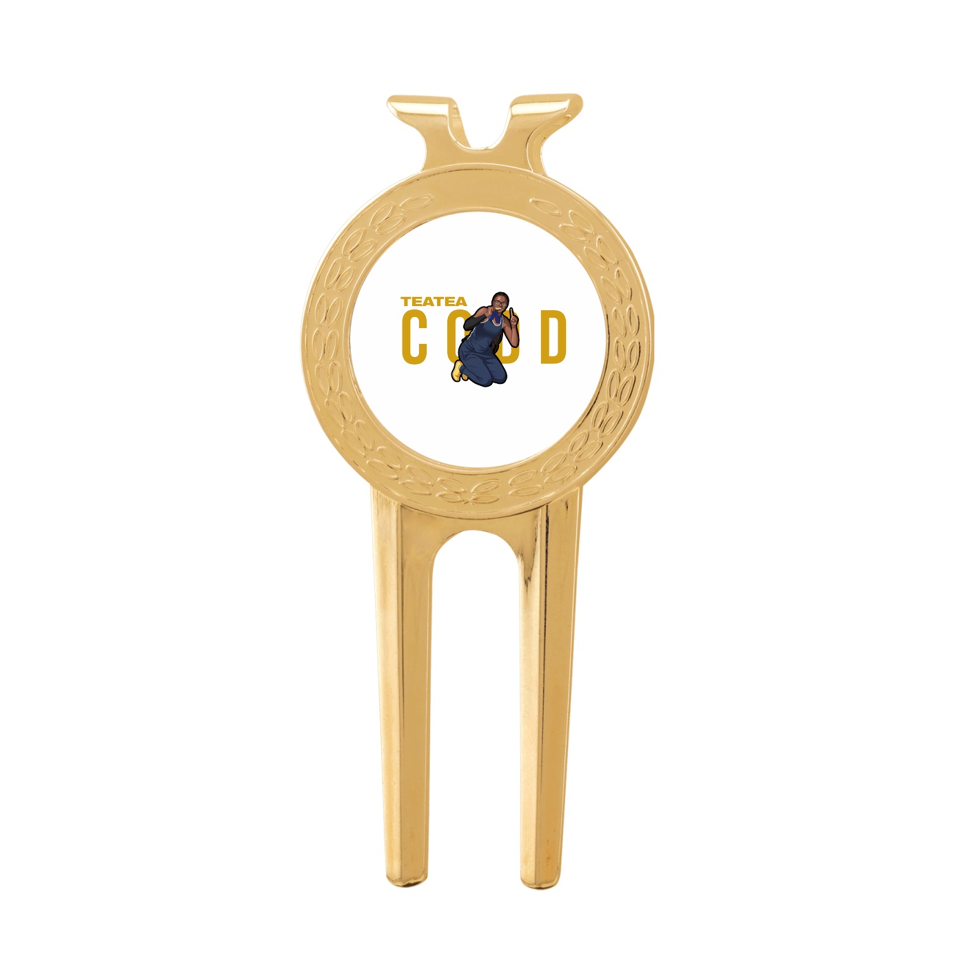 Divot Tool with Ball Marker — Player Name in Classic