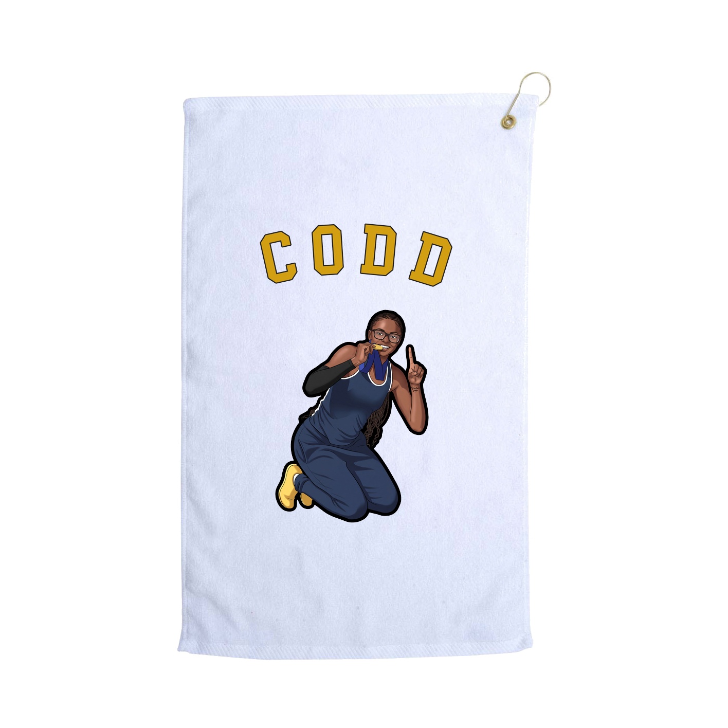 Golf Towel — Shirsey Arch in White