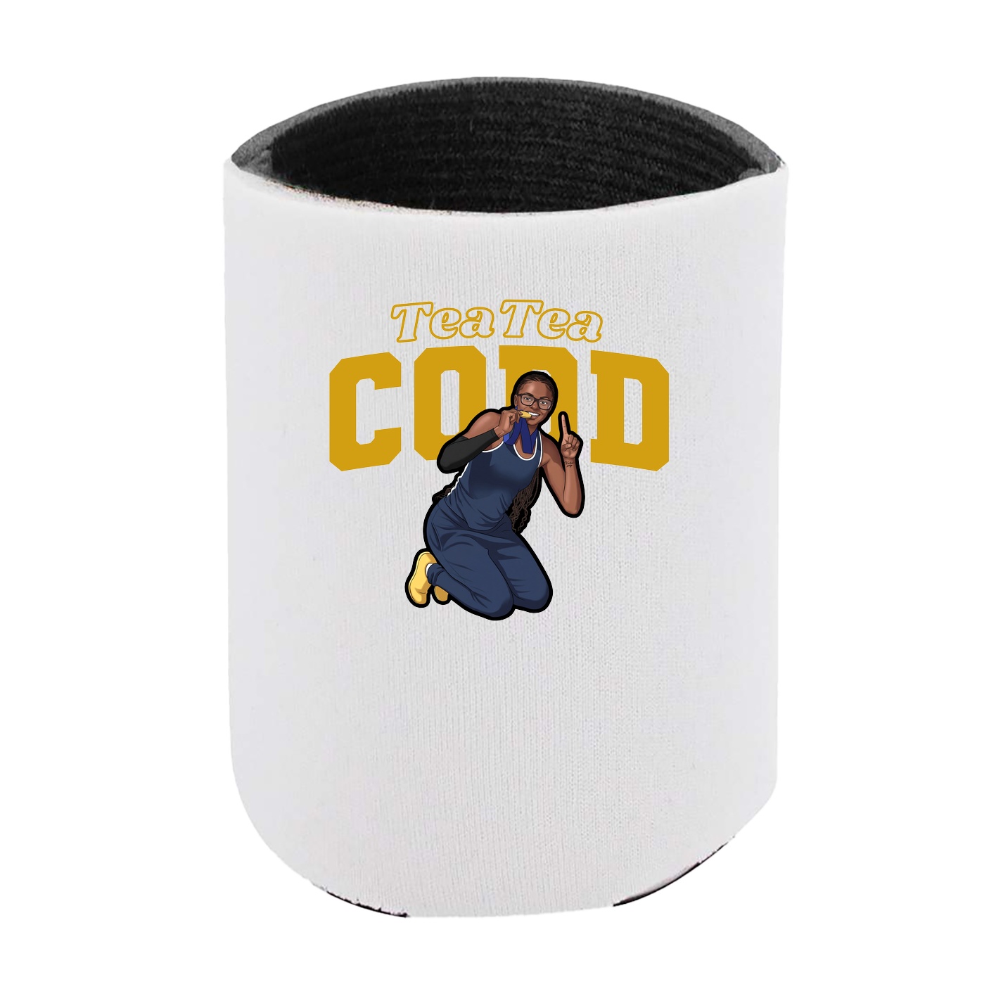 Can Holder — Name Arch in White