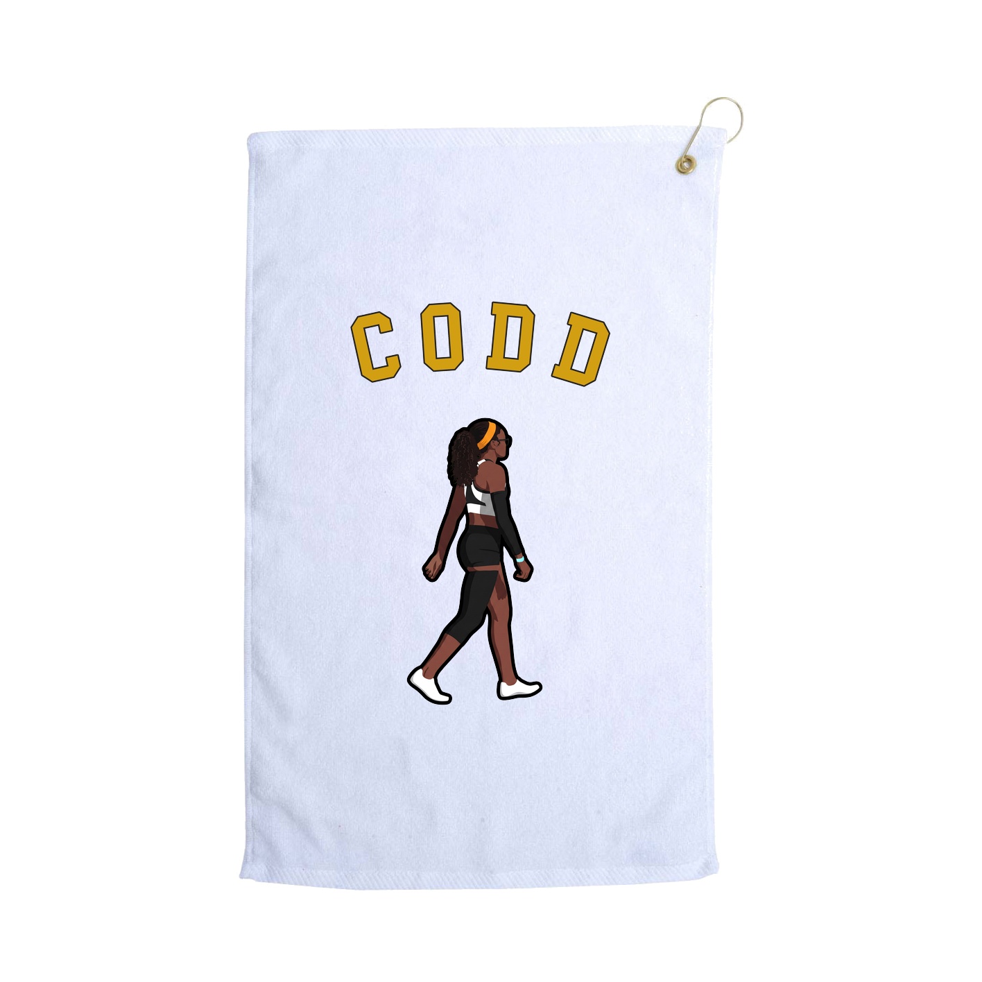 Golf Towel — Shirsey Arch in White