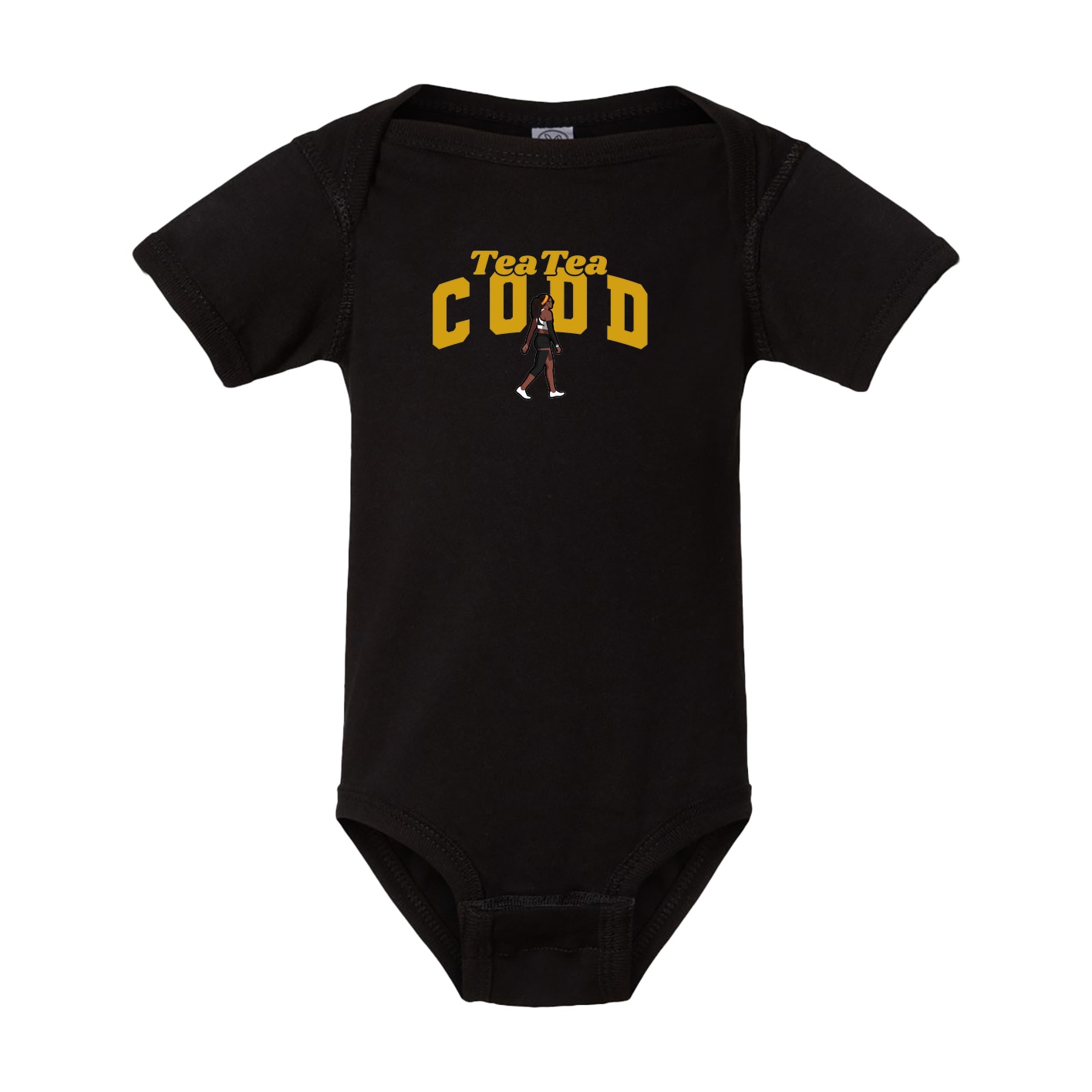 Baby Onesie — Signature Arch in Black