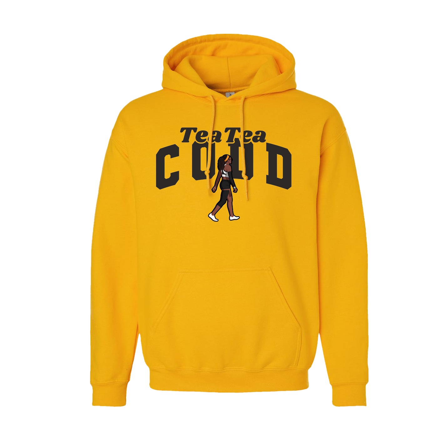 Hoodie — Signature Arch in Gold