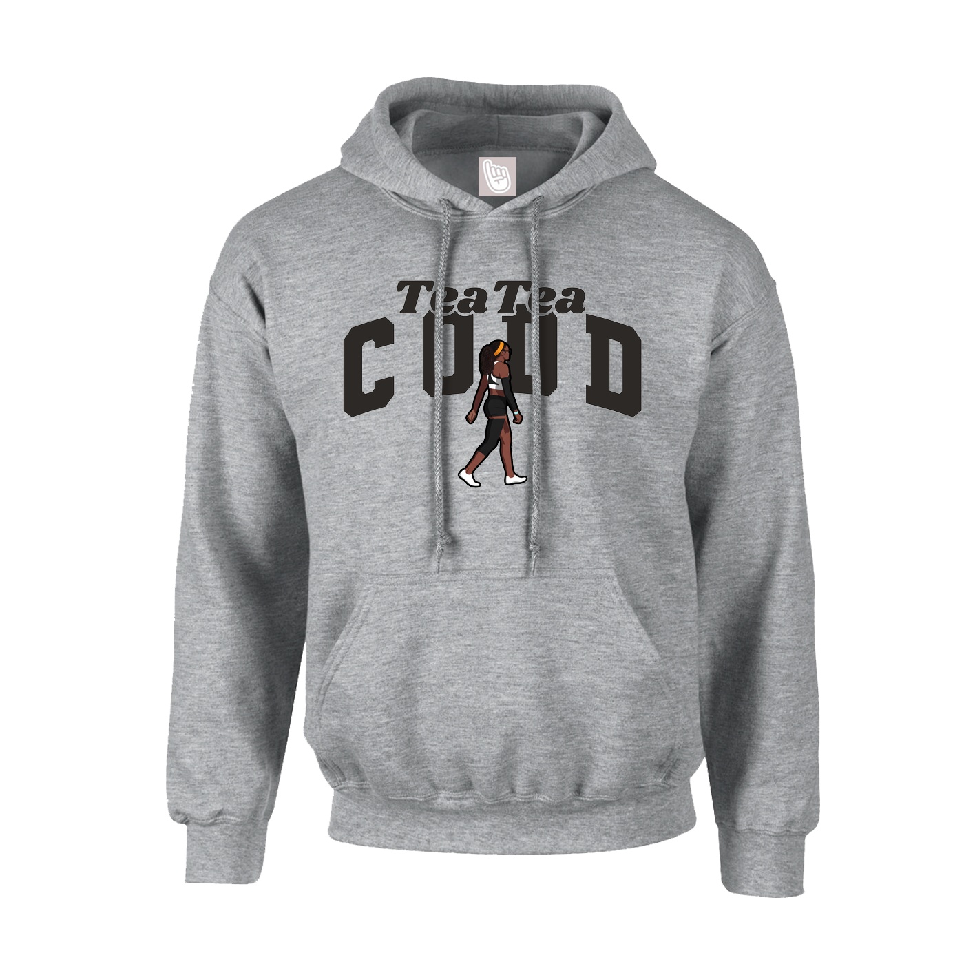 Youth Hoodie — Signature Arch in Grey