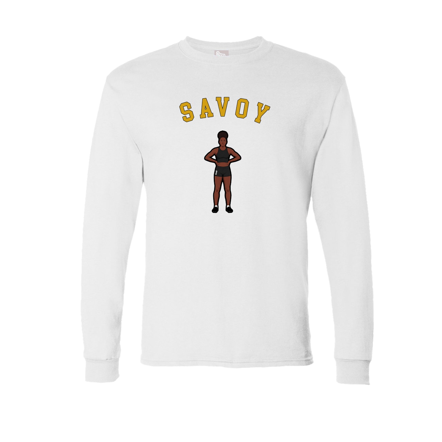 Long Sleeve Tee — Shirsey Arch in White