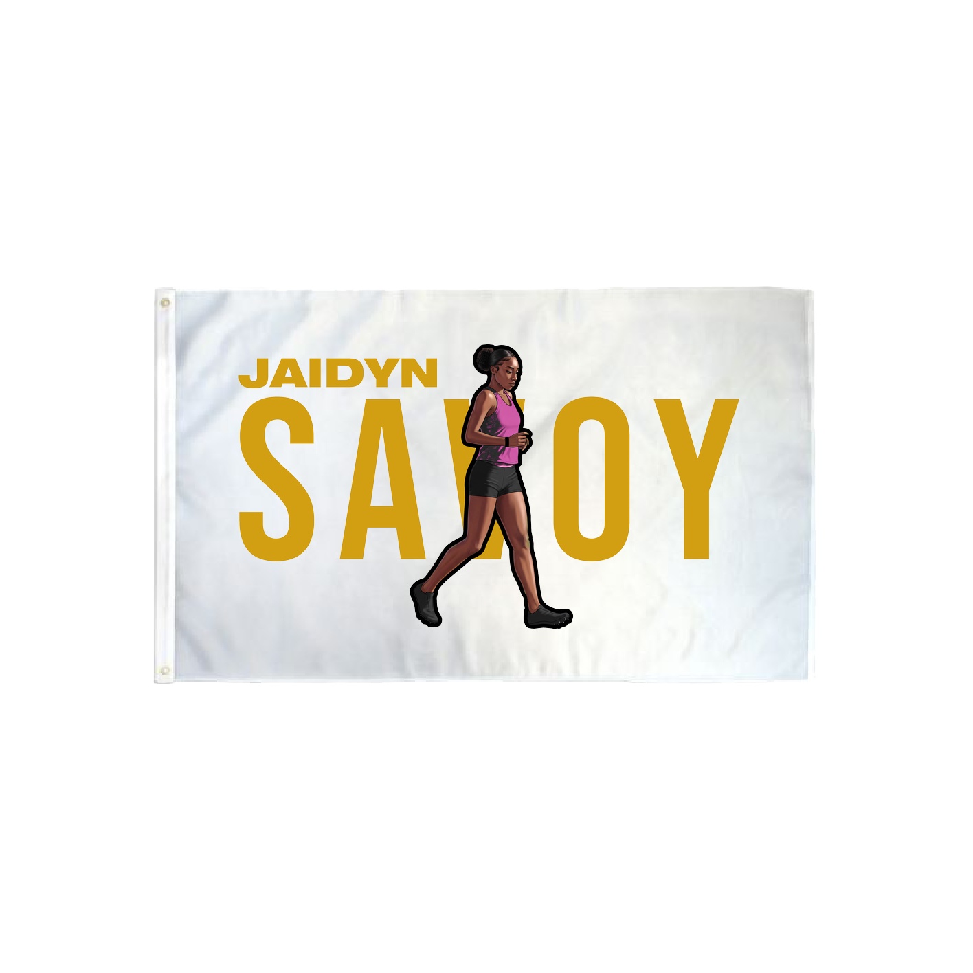 3x5 Flag — Player Name in Classic