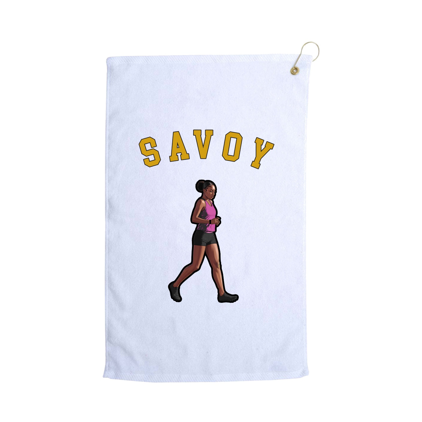 Golf Towel — Shirsey Arch in White