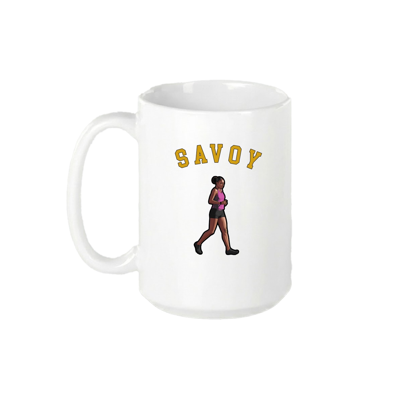 15oz Coffee Mug — Shirsey Arch in White