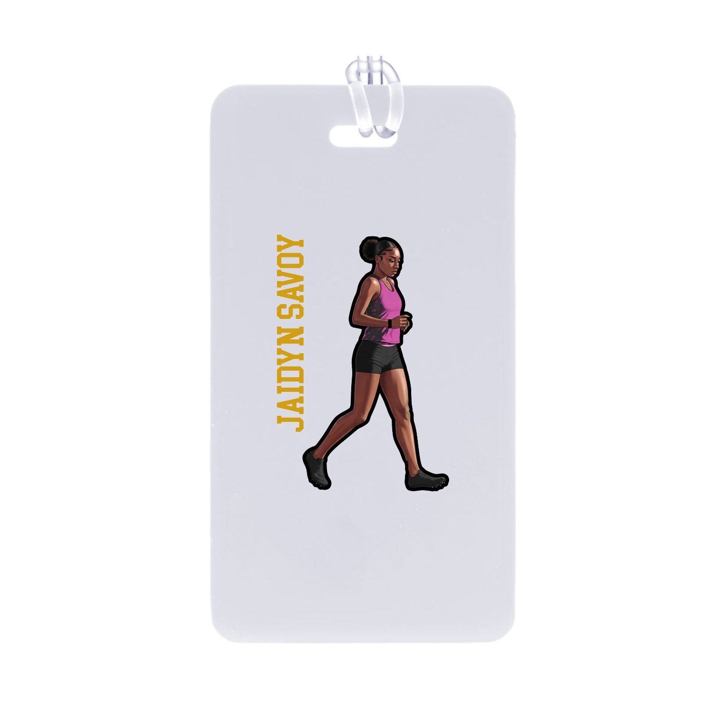 Bag Tag — Name Vertical in Classic