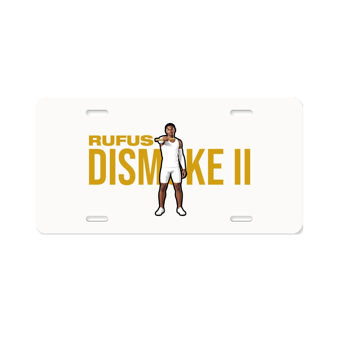 License Plate — Player Name in Classic