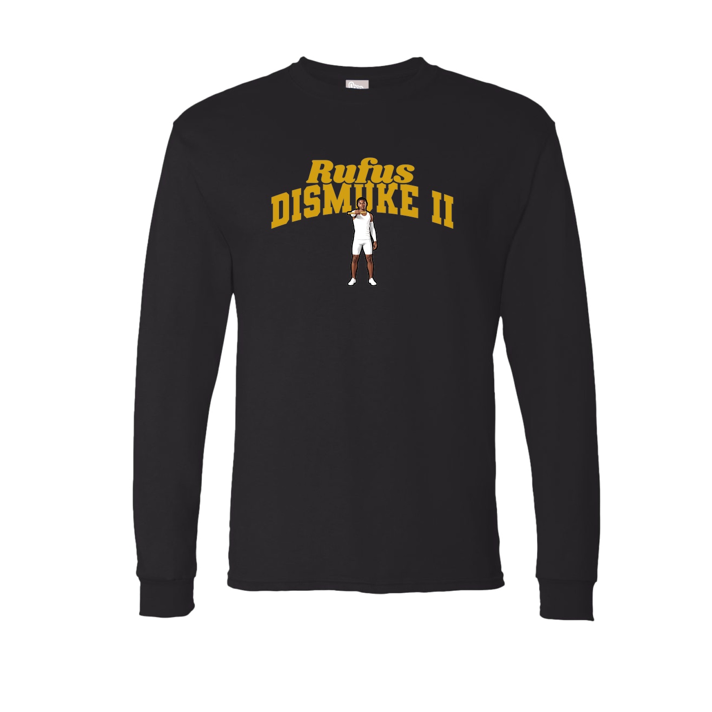 Long Sleeve Tee — Signature Arch in Black
