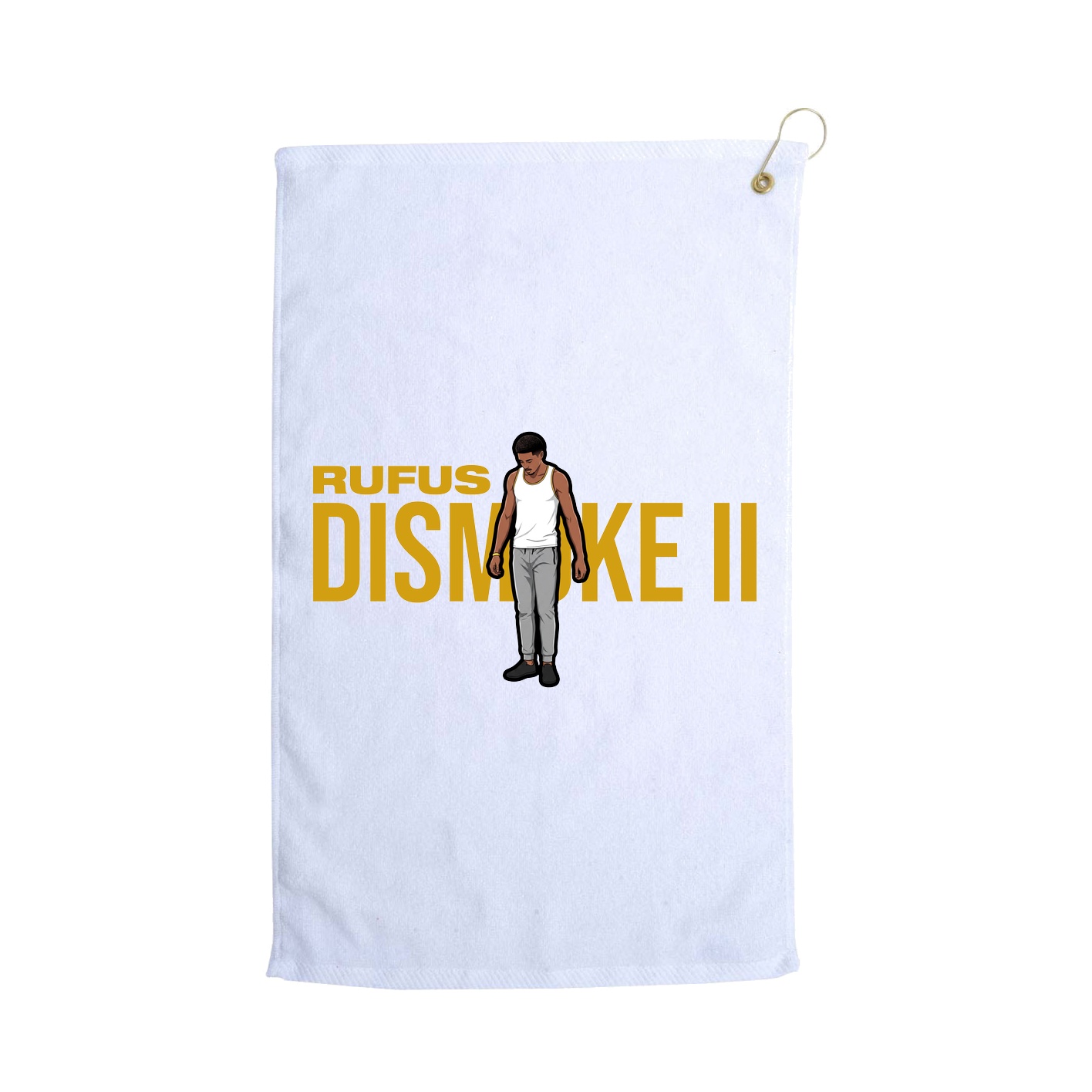 Golf Towel — Player Name in White