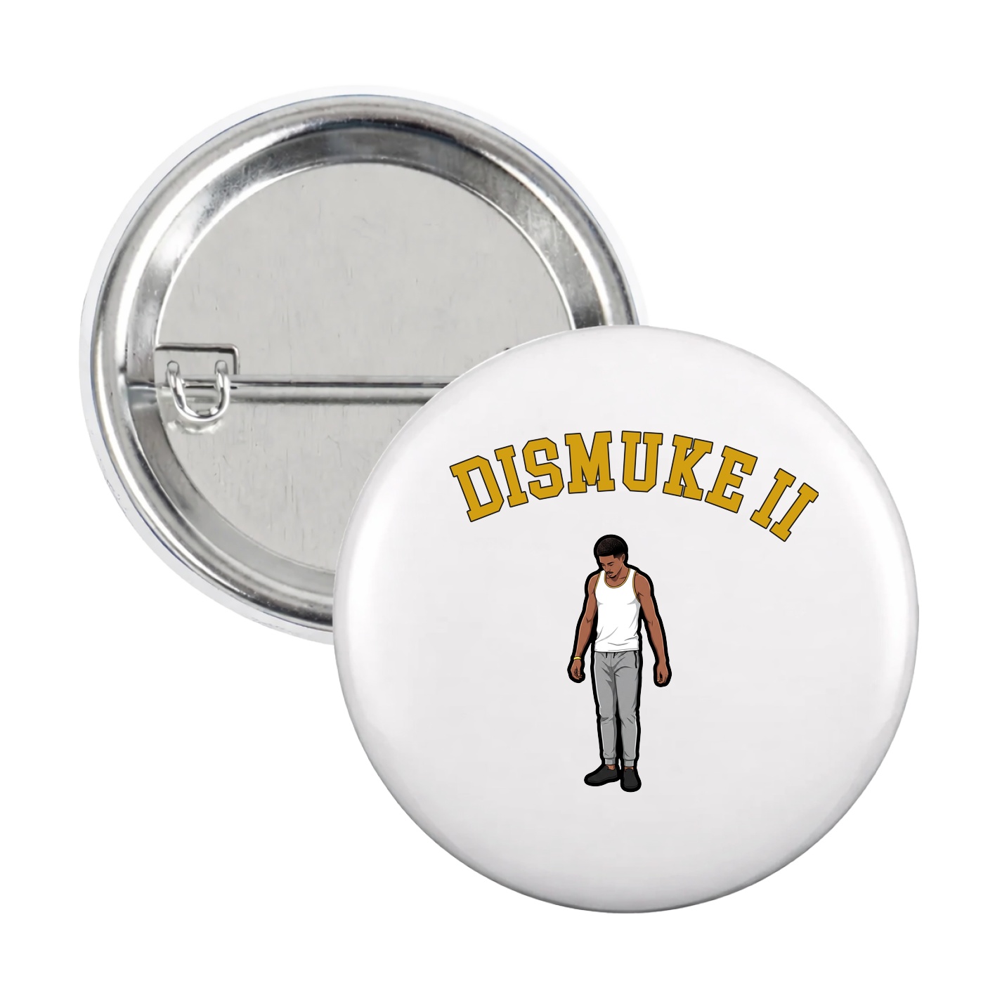 Game Day Button — Shirsey Arch in White