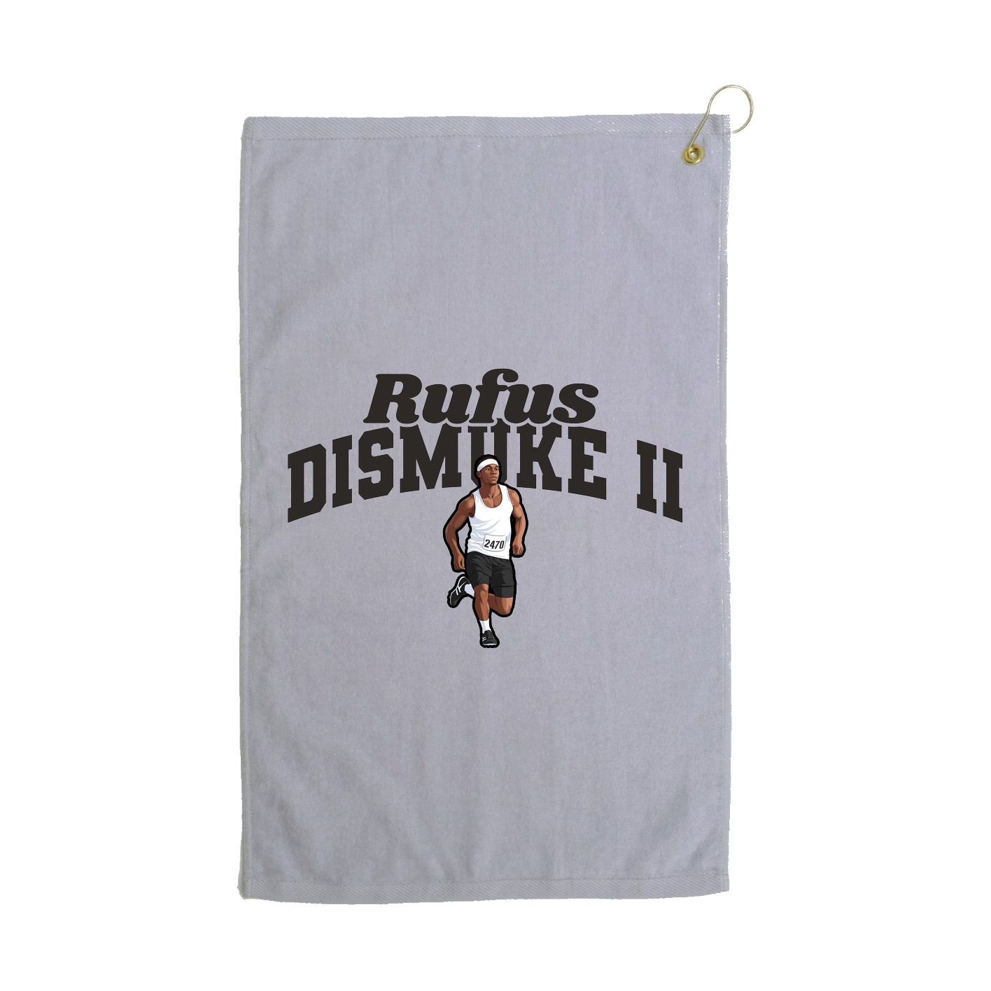 Golf Towel — Signature Arch in Grey