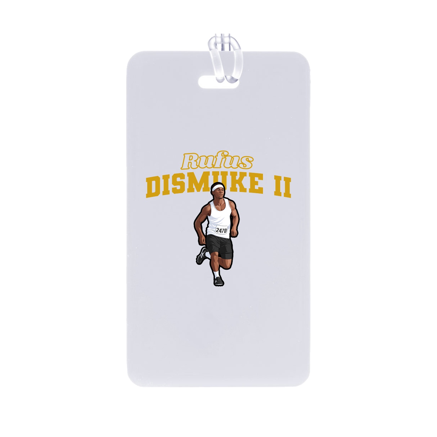 Bag Tag — Name Arch in Classic