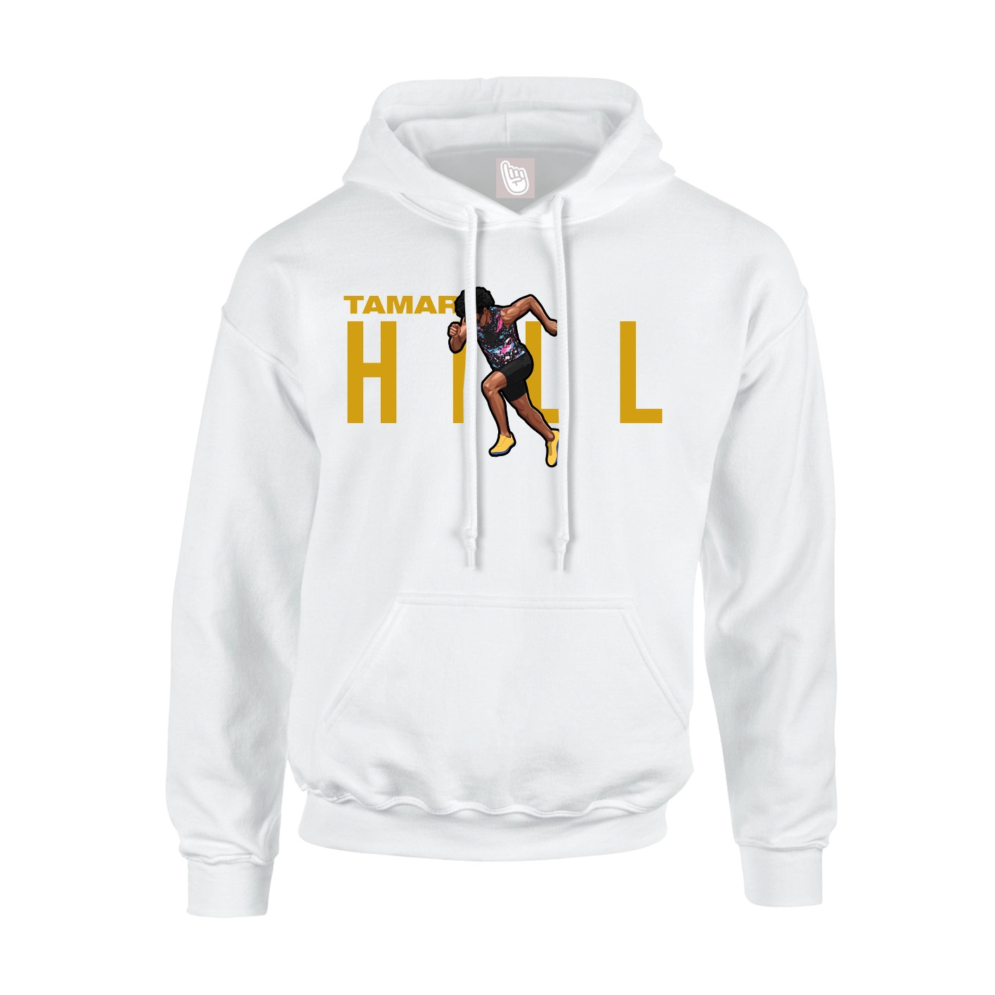 Youth Hoodie — Player Name in White