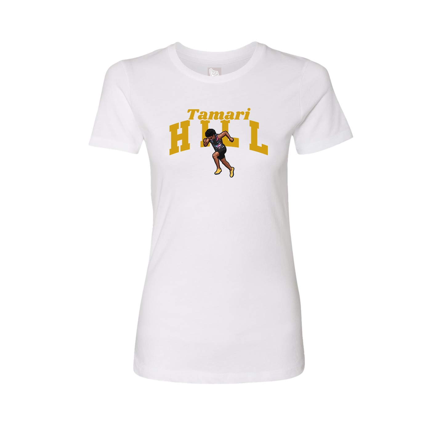 Womens Tee — Signature Arch in White
