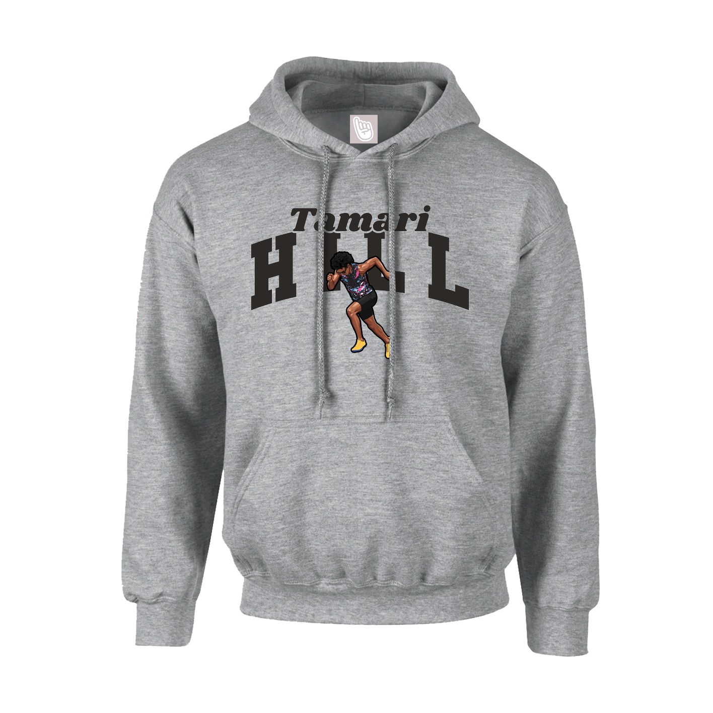 Hoodie — Signature Arch in Grey