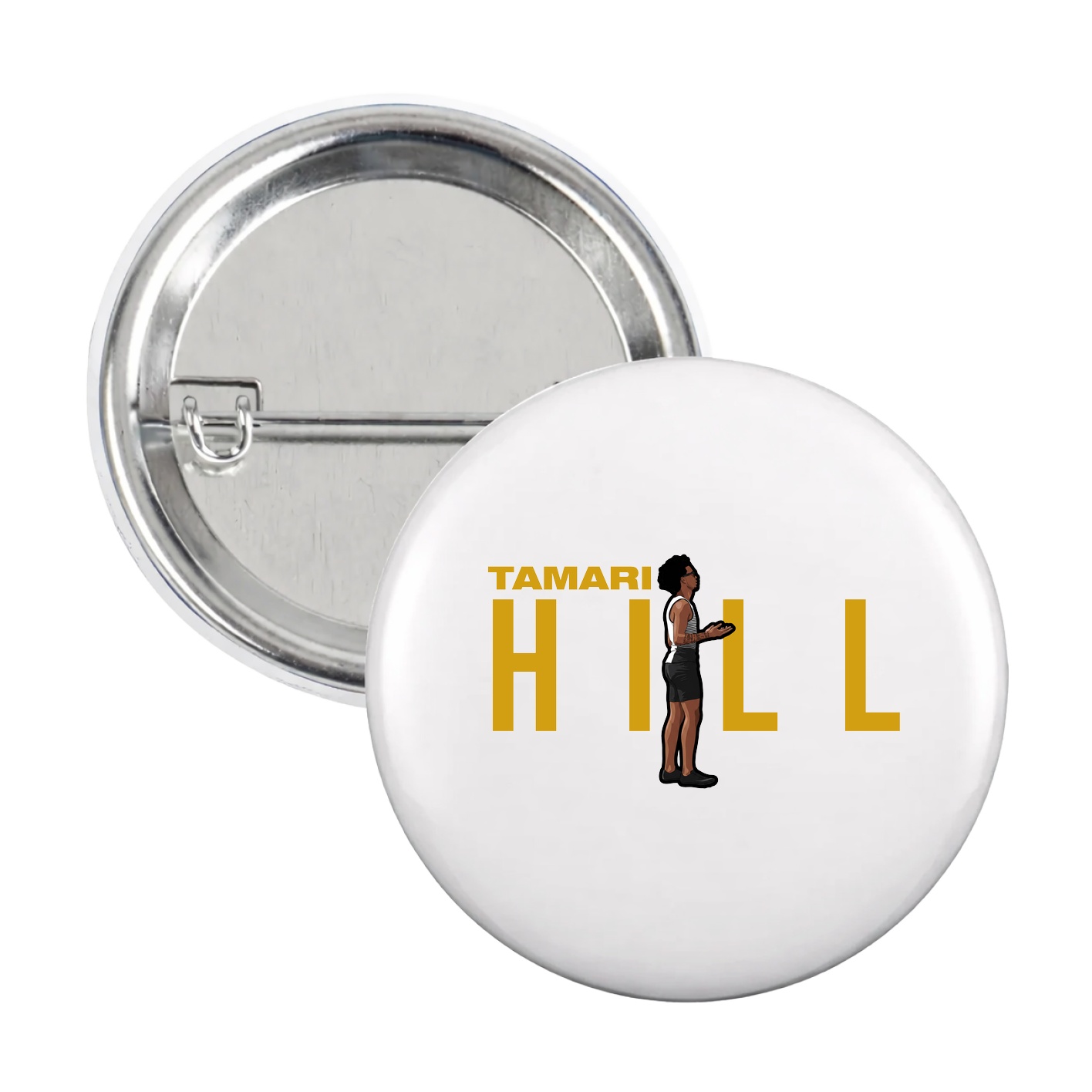 Game Day Button — Player Name in White