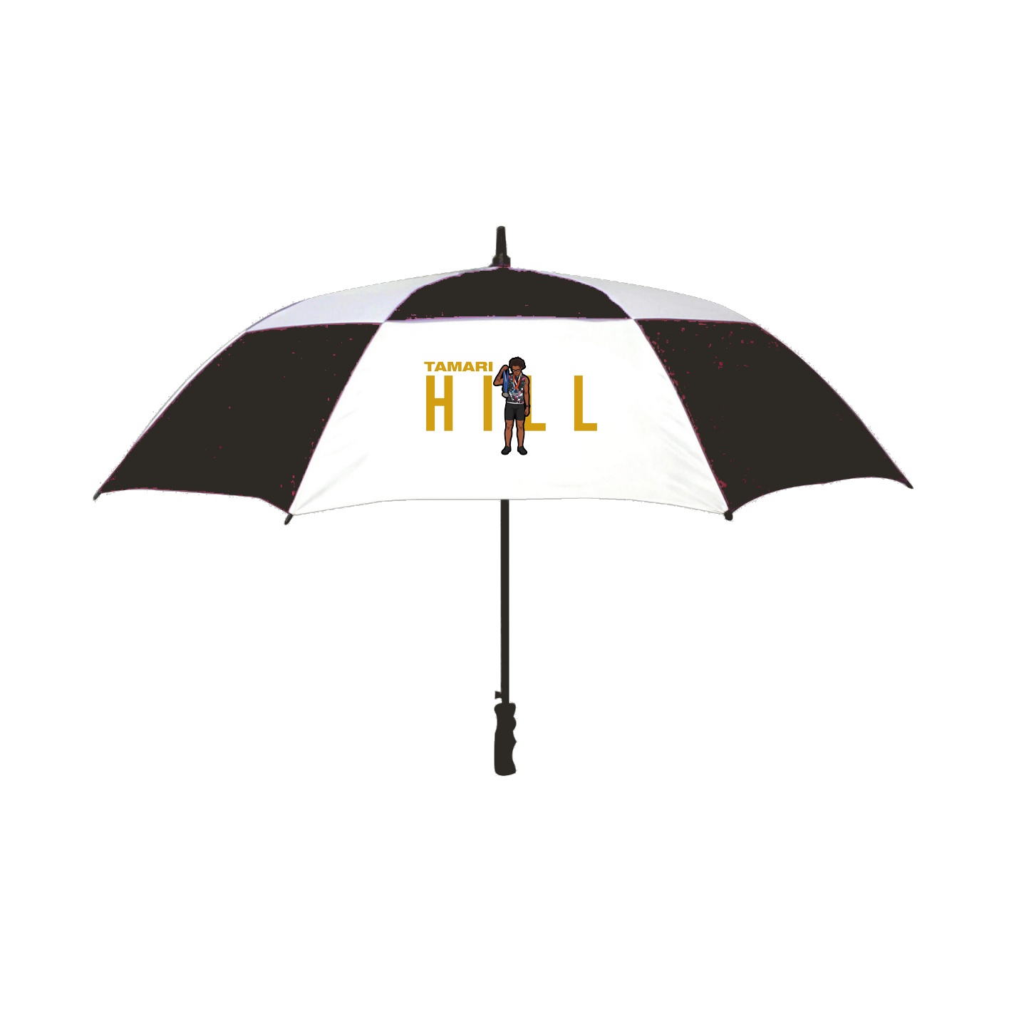 Golf Umbrella — Player Name in Black