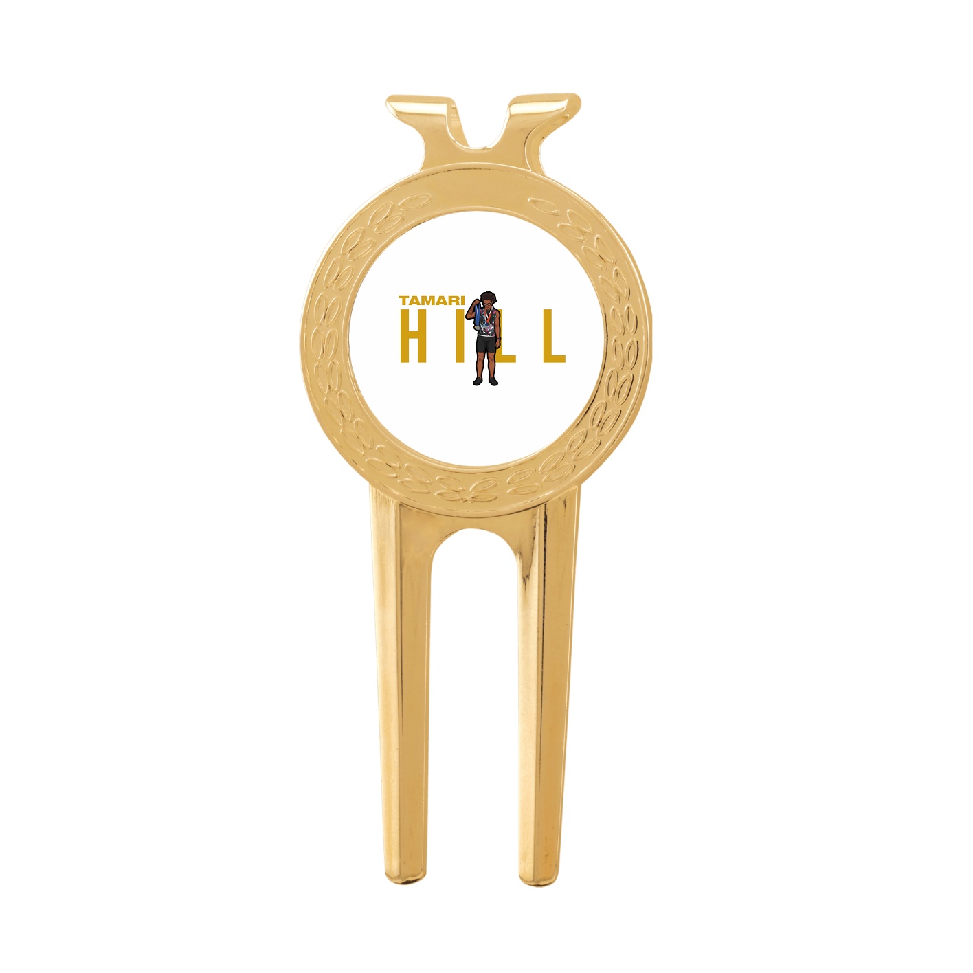 Divot Tool with Ball Marker — Player Name in Classic