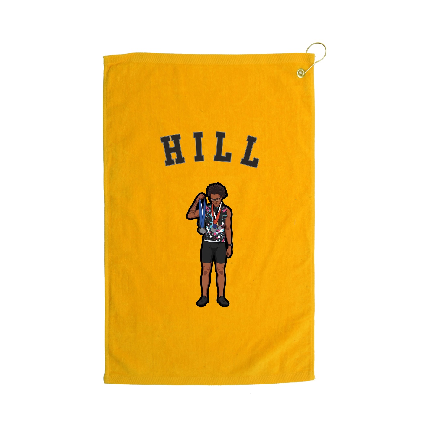 Golf Towel — Shirsey Arch in Gold