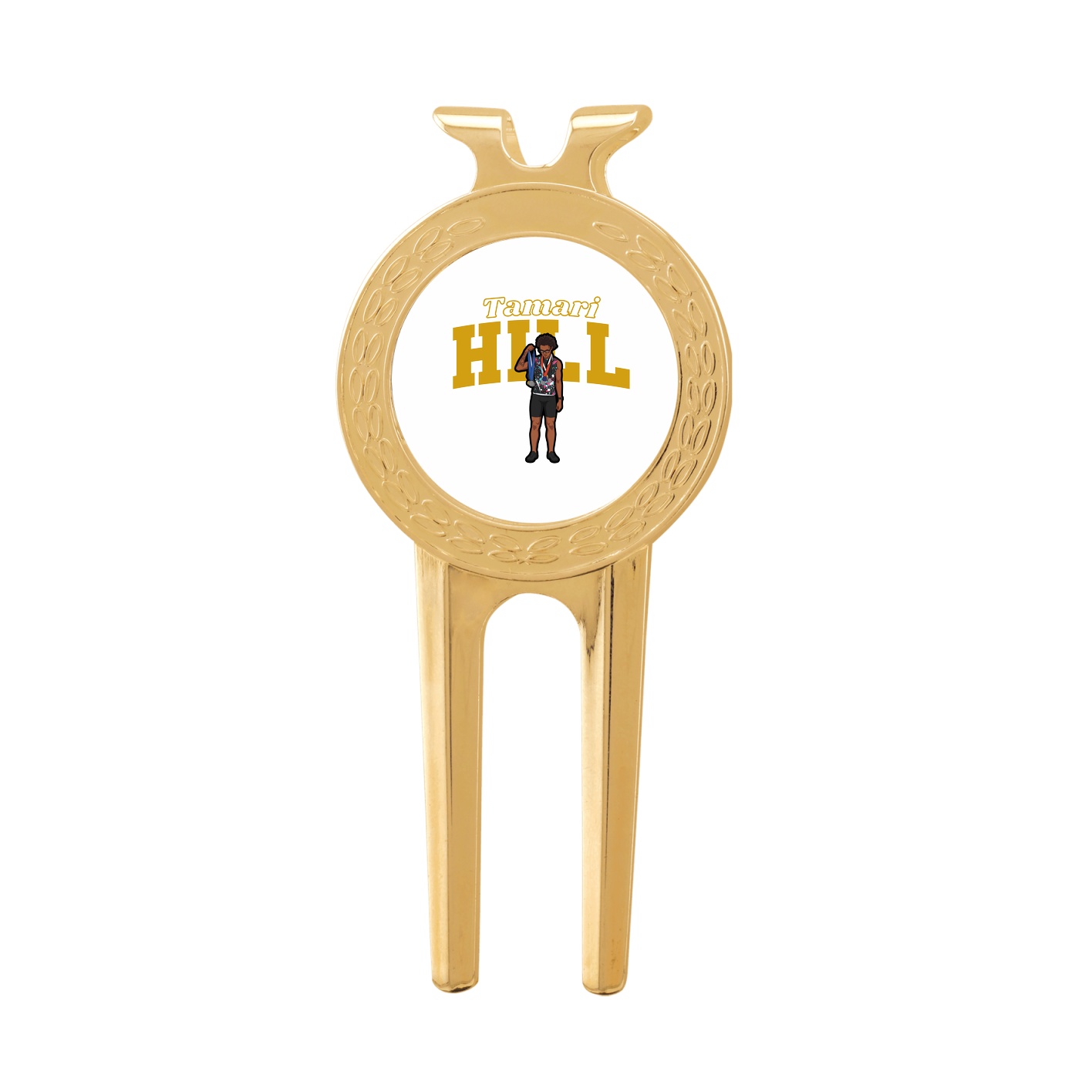 Divot Tool with Ball Marker — Name Arch in Classic