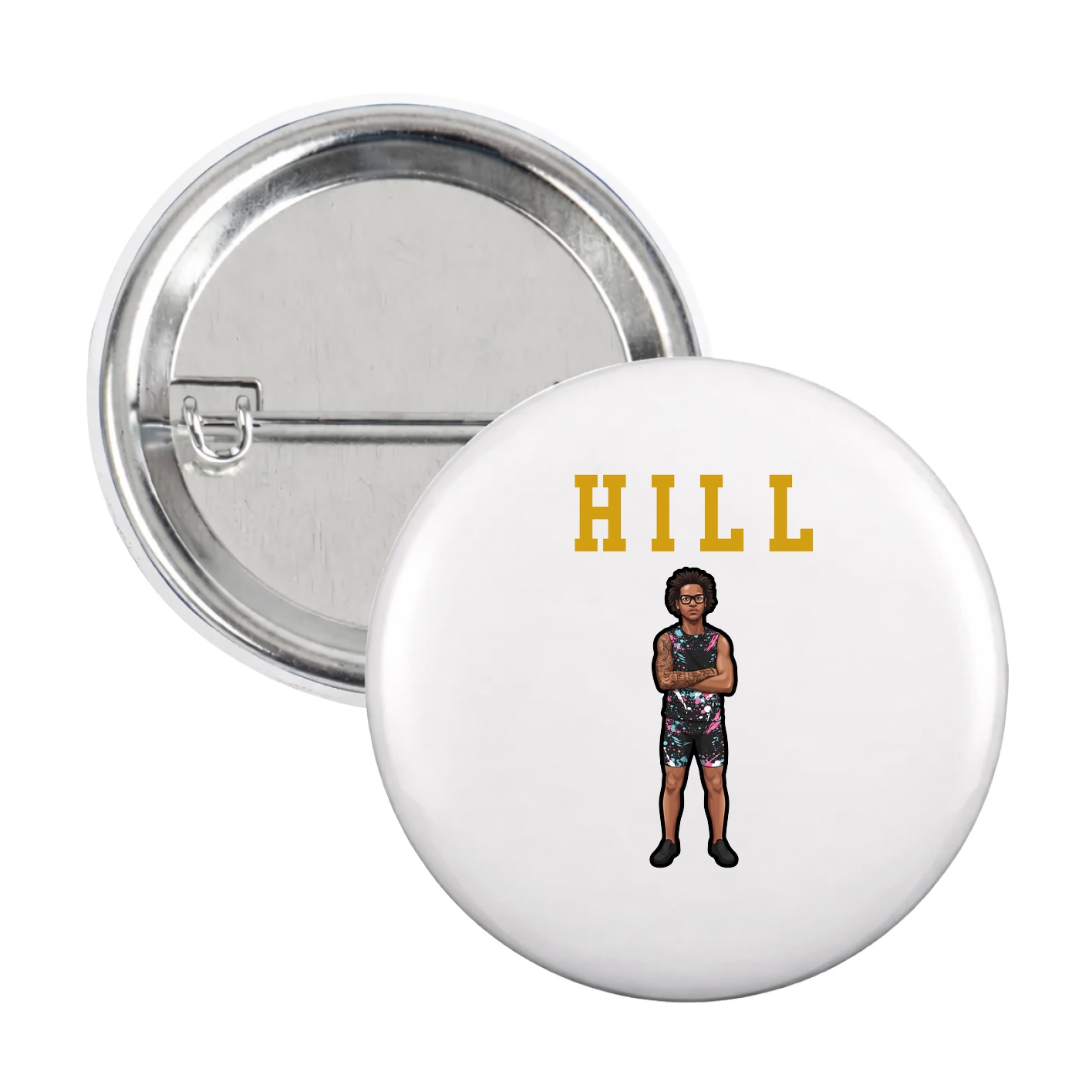 Game Day Button — Shirsey in White