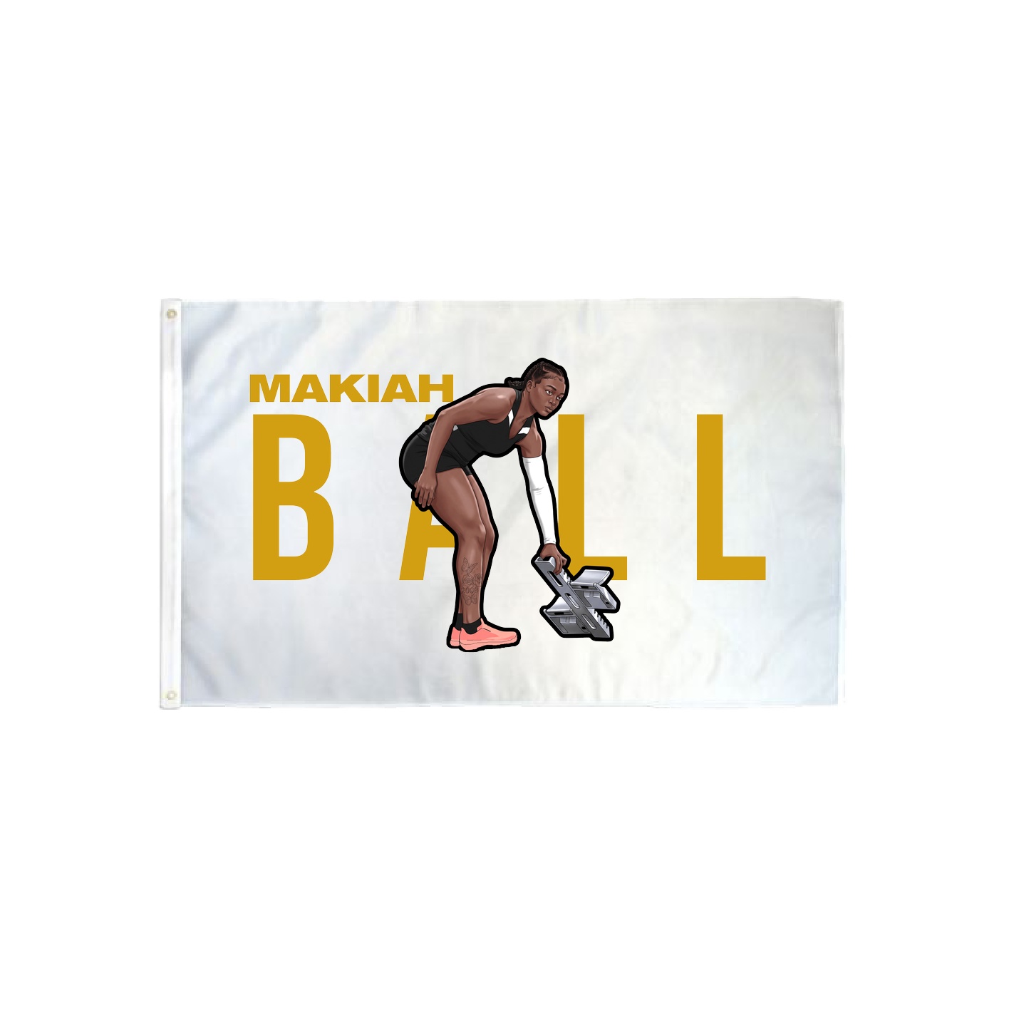 3x5 Flag — Player Name in Classic