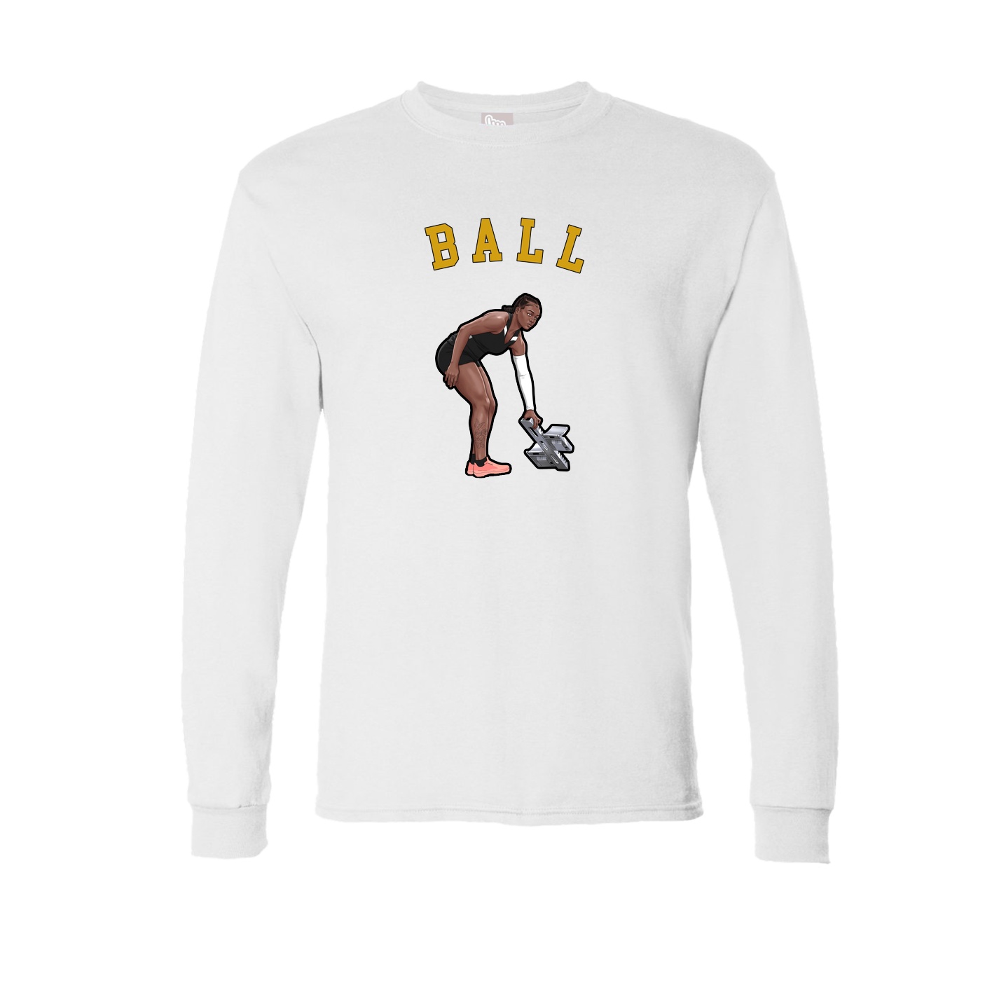 Long Sleeve Tee — Shirsey Arch in White
