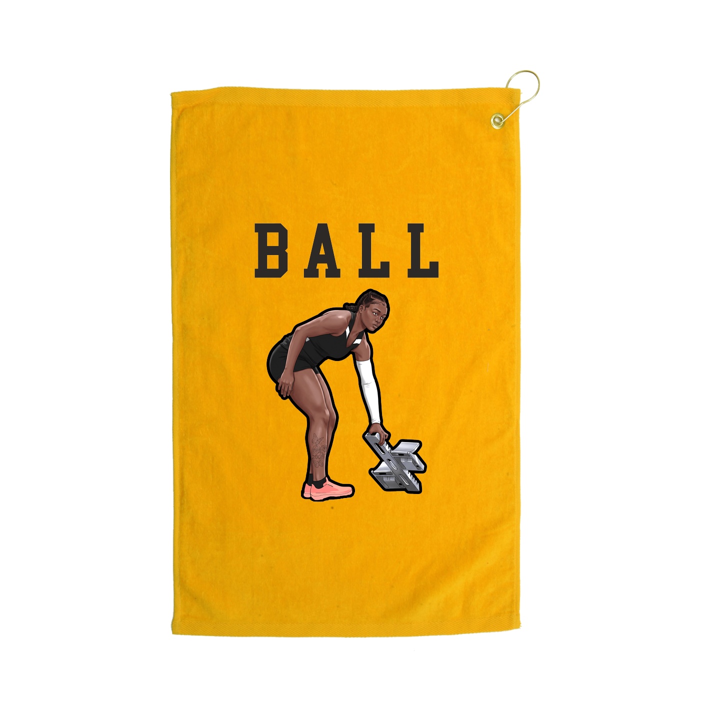 Golf Towel — Shirsey in Gold