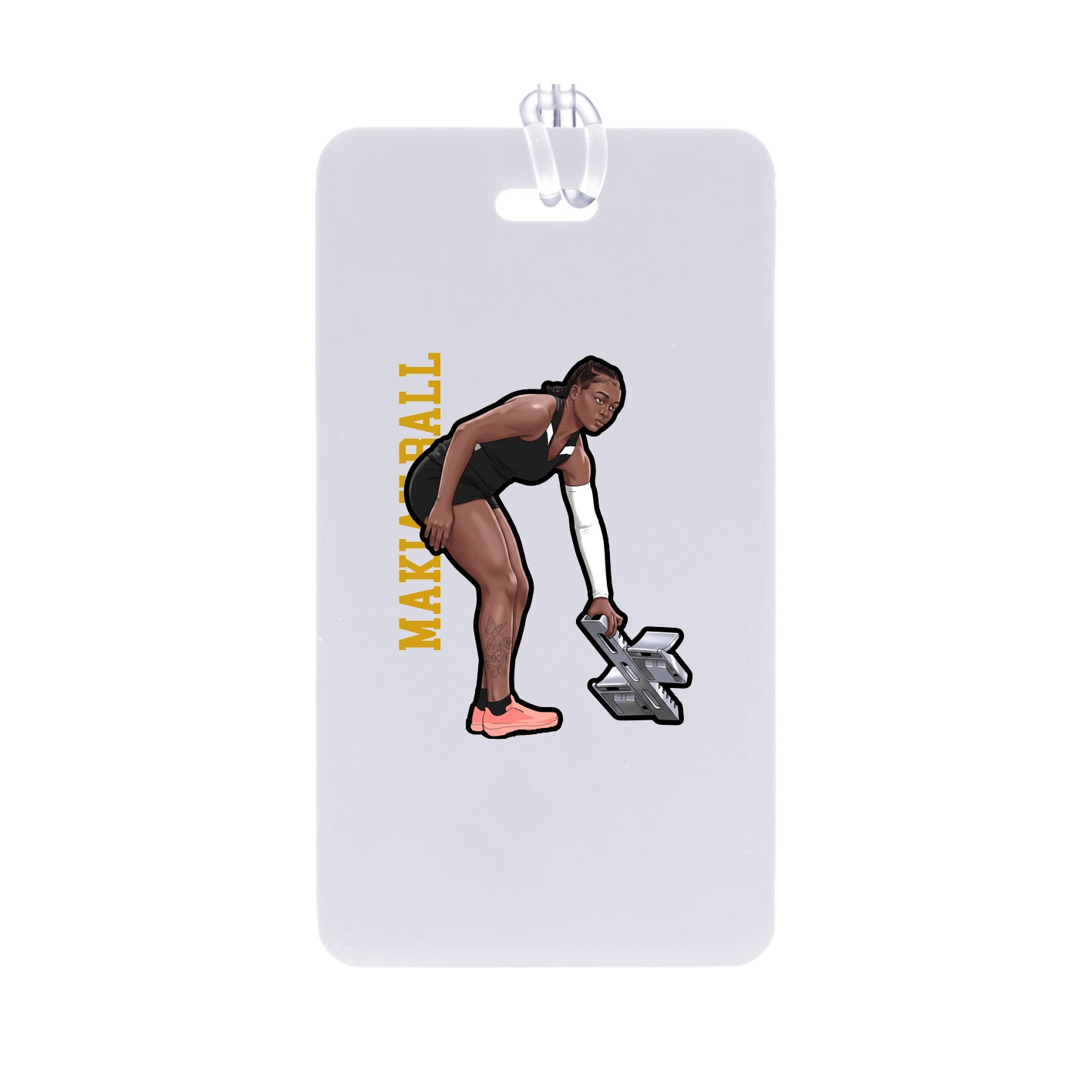 Bag Tag — Name Vertical in Classic