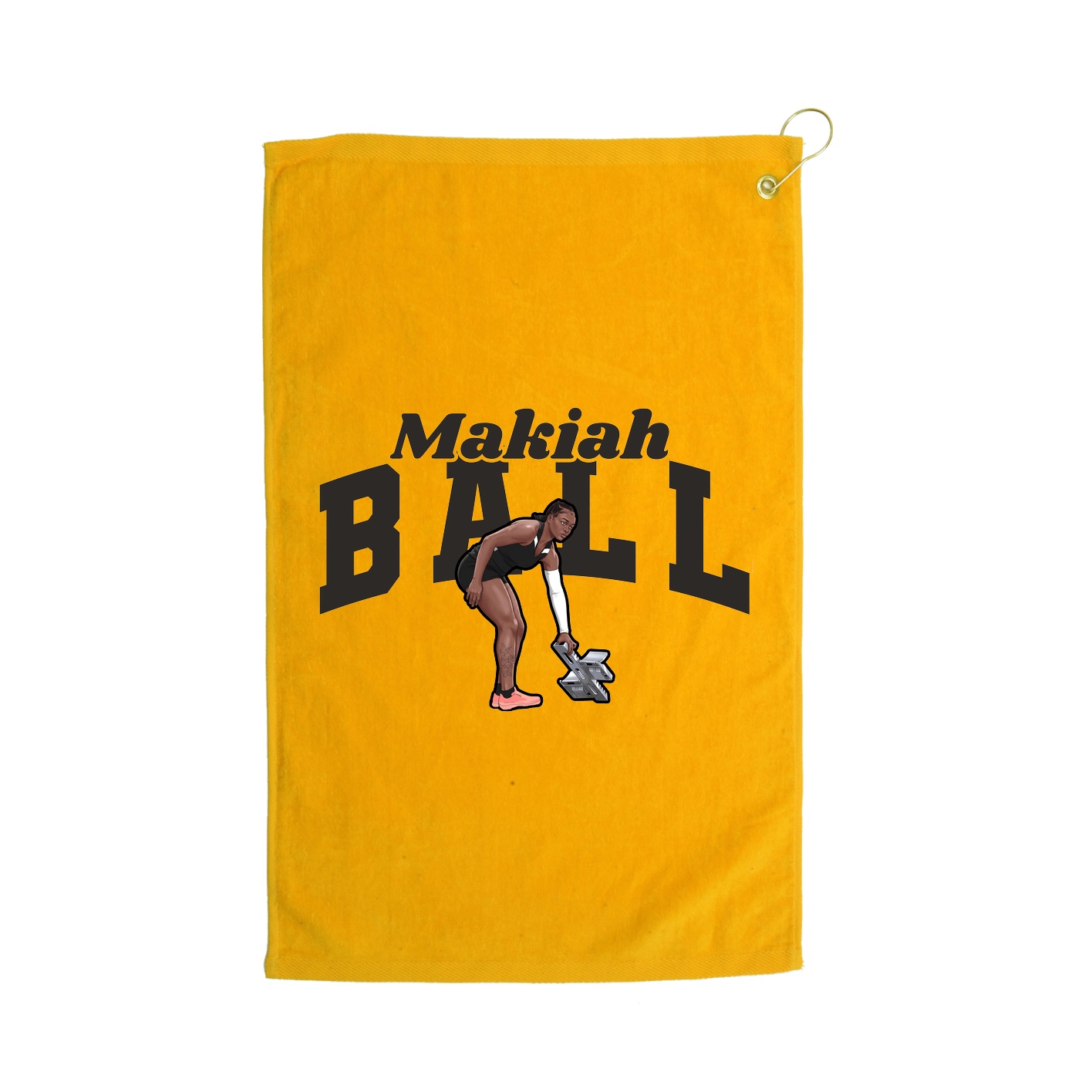 Golf Towel — Signature Arch in Gold