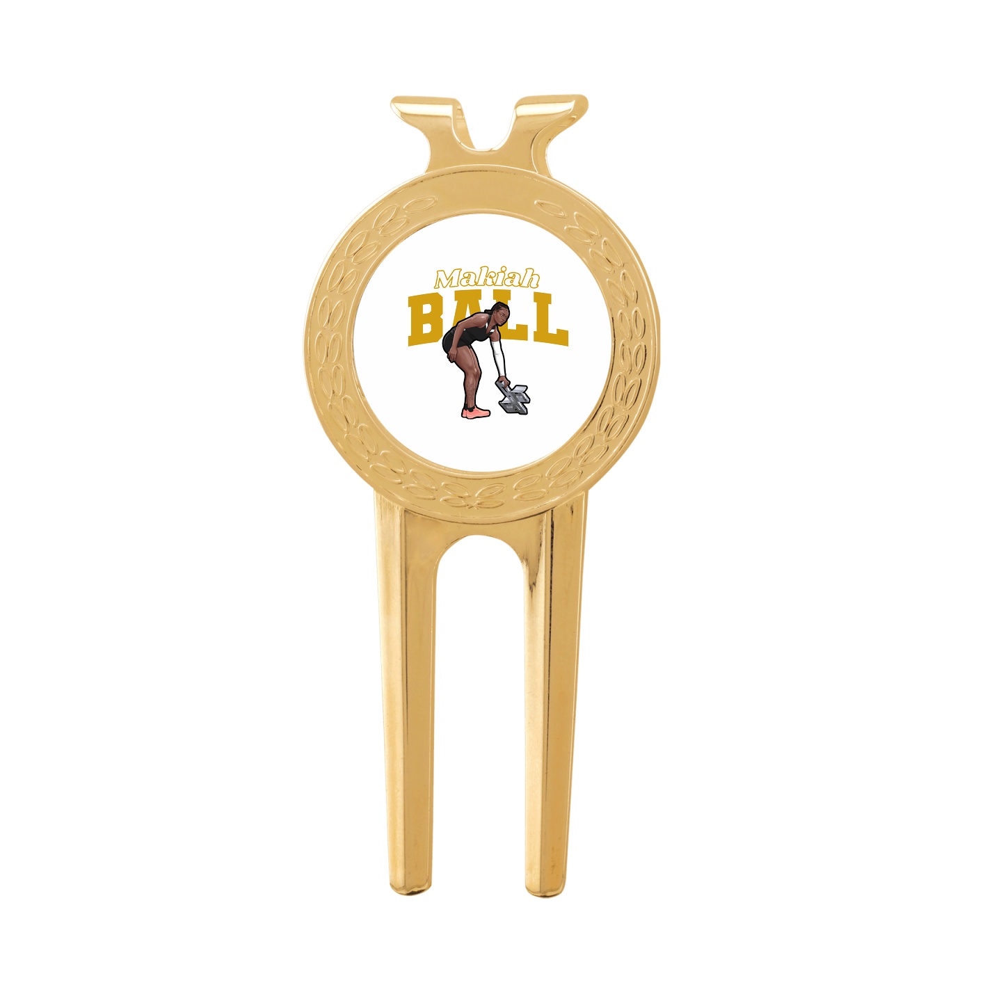 Divot Tool with Ball Marker — Name Arch in Classic