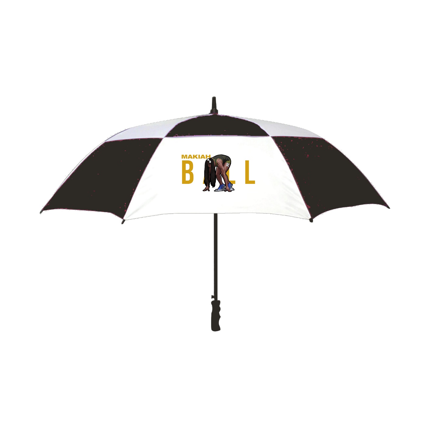 Golf Umbrella — Player Name in Black
