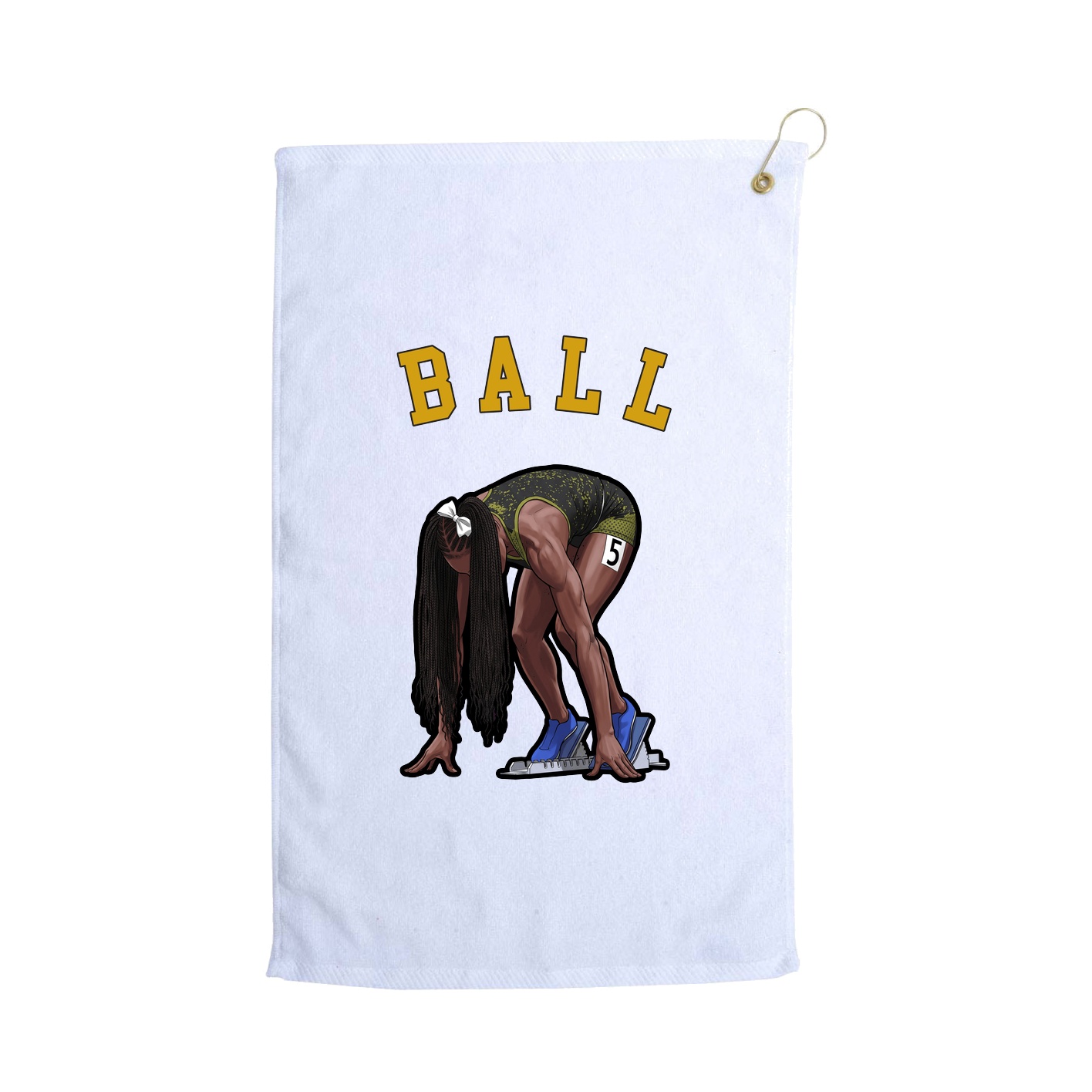 Golf Towel — Shirsey Arch in White