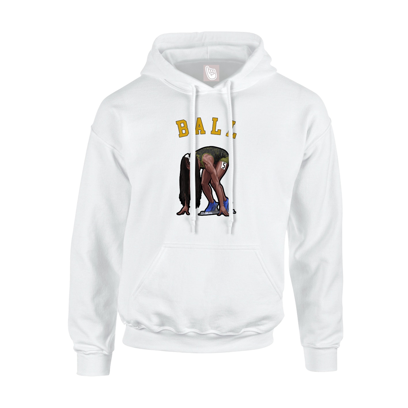 Hoodie — Shirsey Arch in White