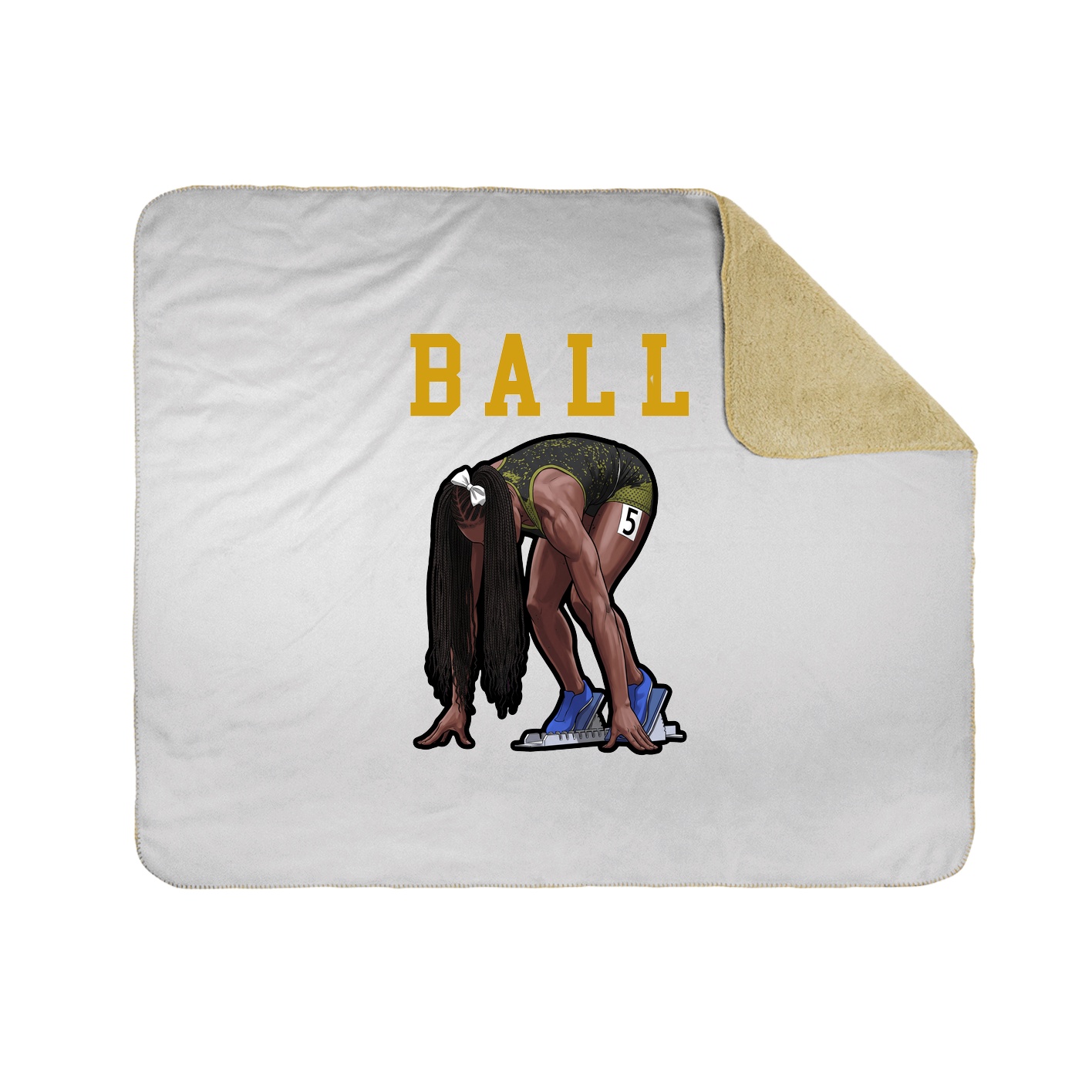 Throw Blanket — Shirsey in White