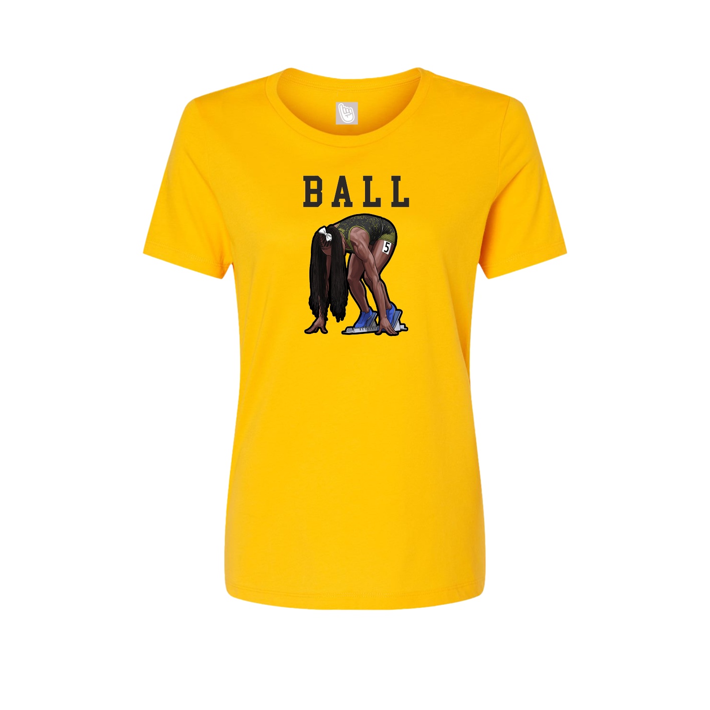 Fitted Women's Tee — Shirsey in Gold