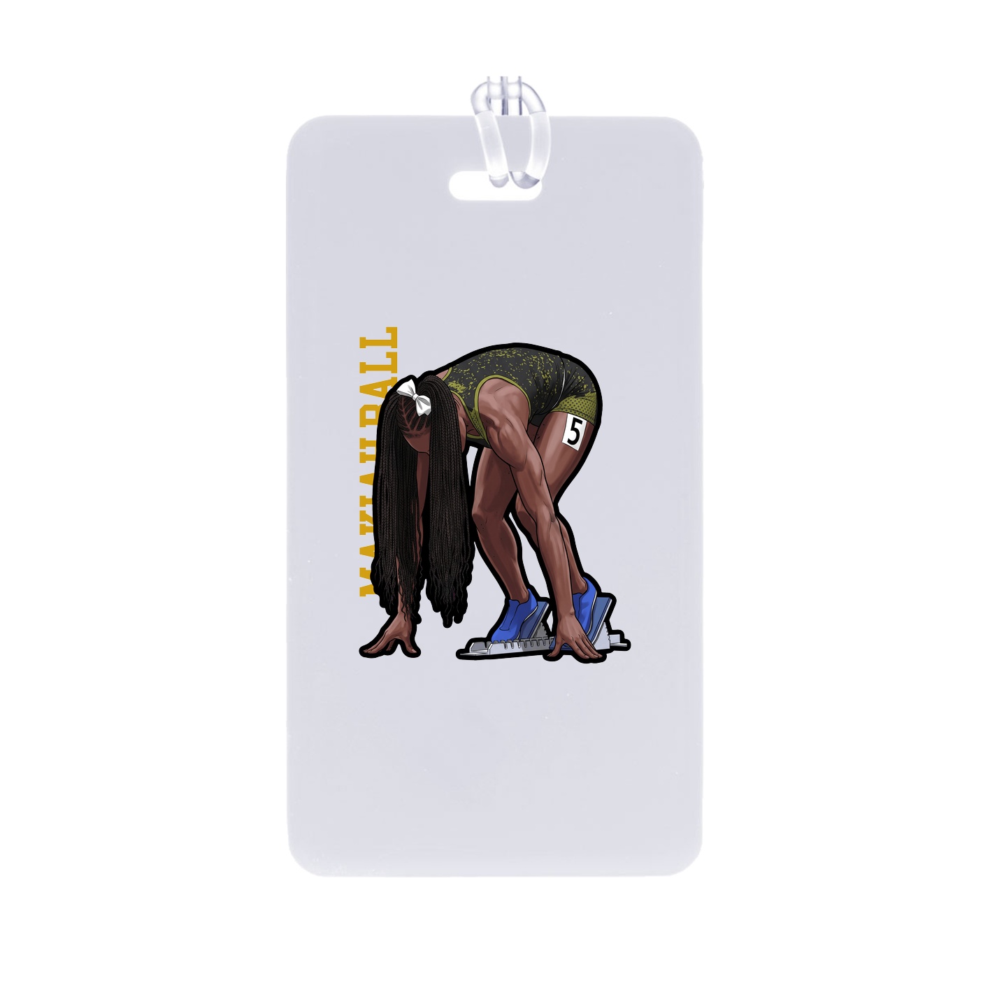 Bag Tag — Name Vertical in Classic
