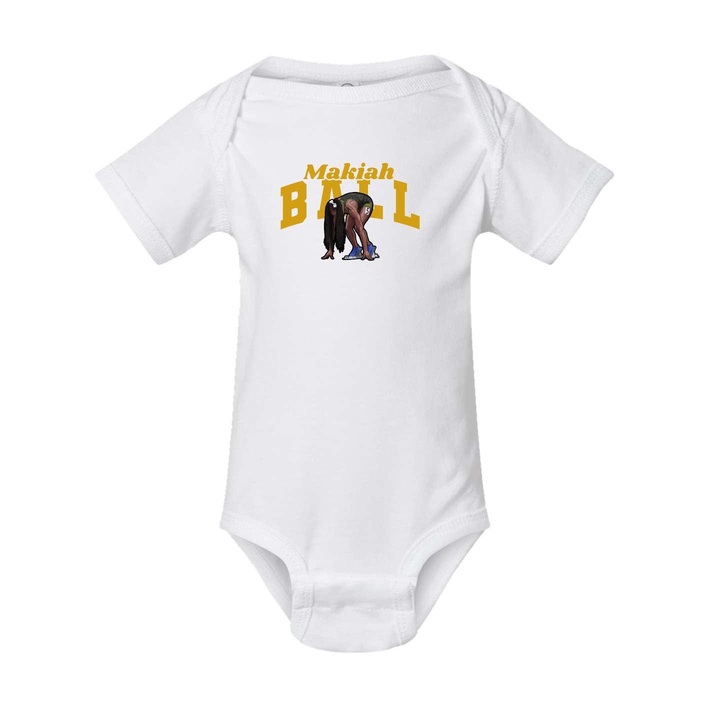 Baby Onesie — Signature Arch in White