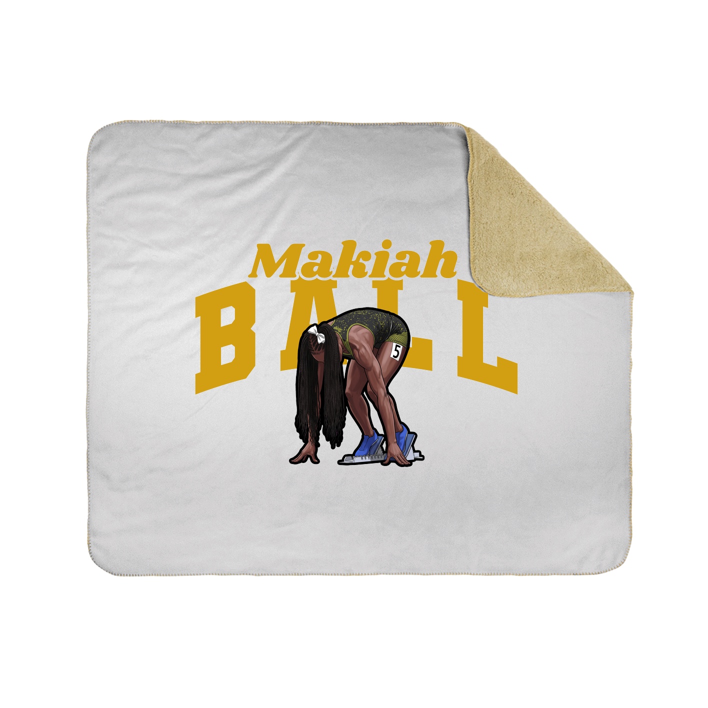 Throw Blanket — Signature Arch in White