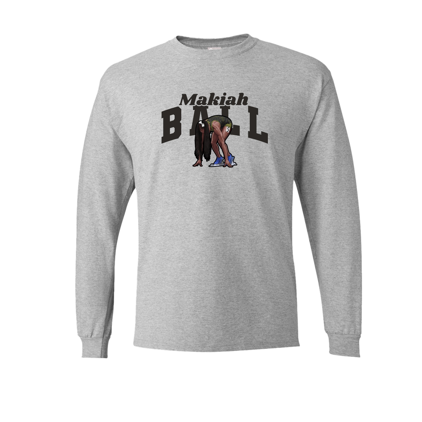 Long Sleeve Tee — Signature Arch in Grey